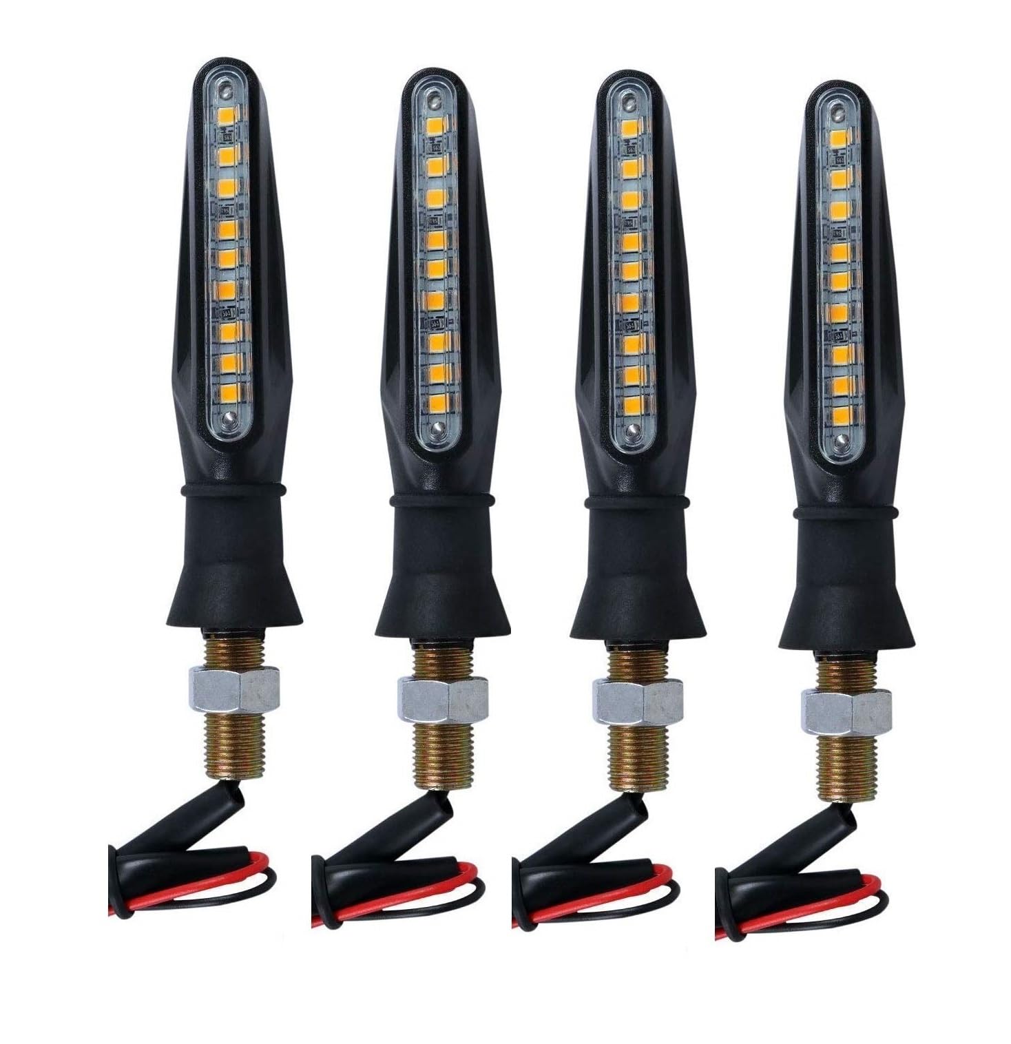 KOZDIKO Front & Rear Side Sleek Yellow Indicator Light Set of 4 Pcs For Hero Xpulse 200 4V-image-37