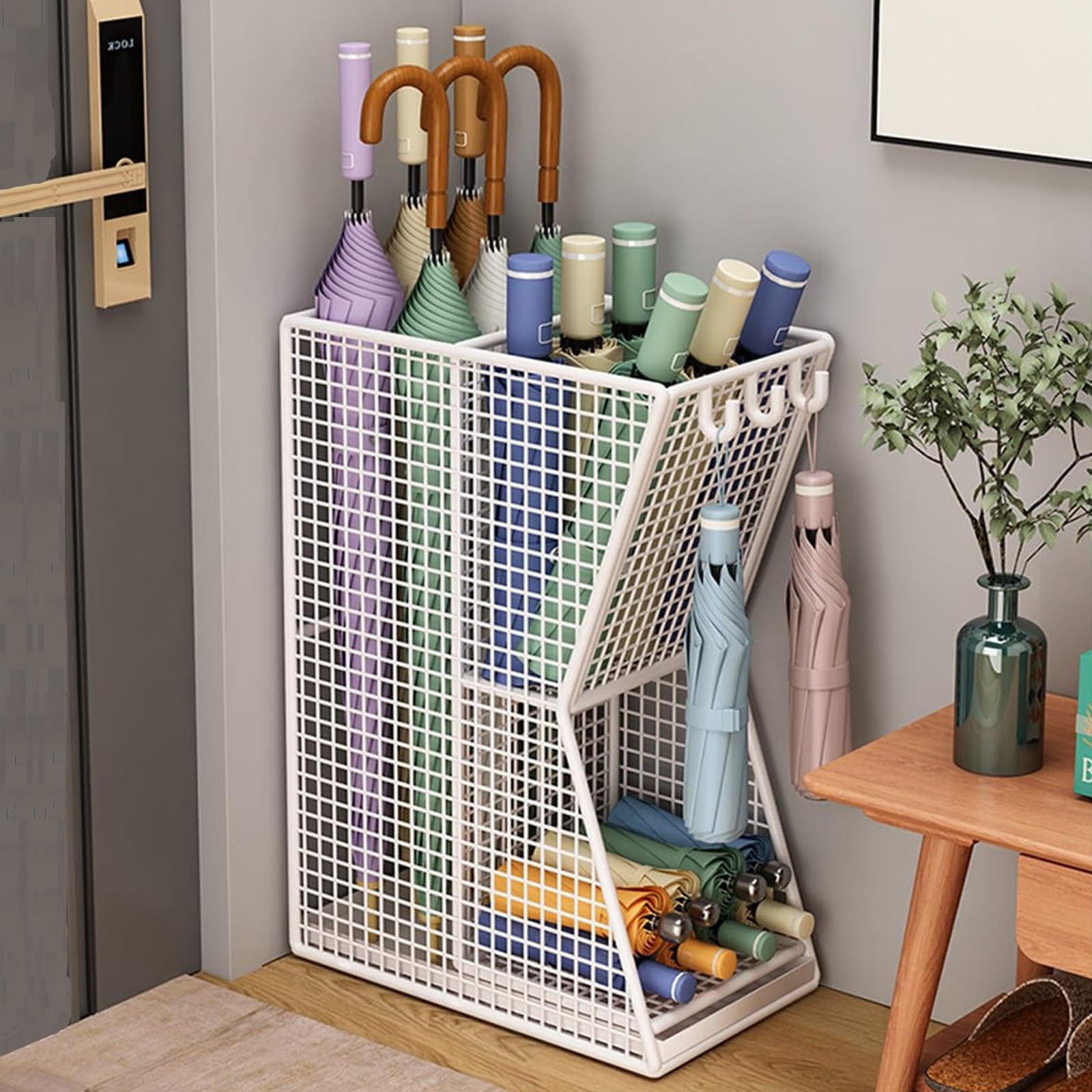 Porte-parapluie d'intérieur pour un couloir propre les jours de pluie