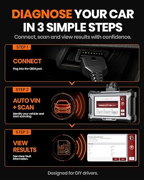 ANCEL DS200 OBD2 Scanner, All System Car Diagnostic Tool with 15+ Resets