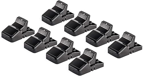 Miniatura 5 de Trampas grandes y resistentes para ratas, matan instantáneamente con un potente resorte de acero, instalación rápida, eliminación manos libres, sin