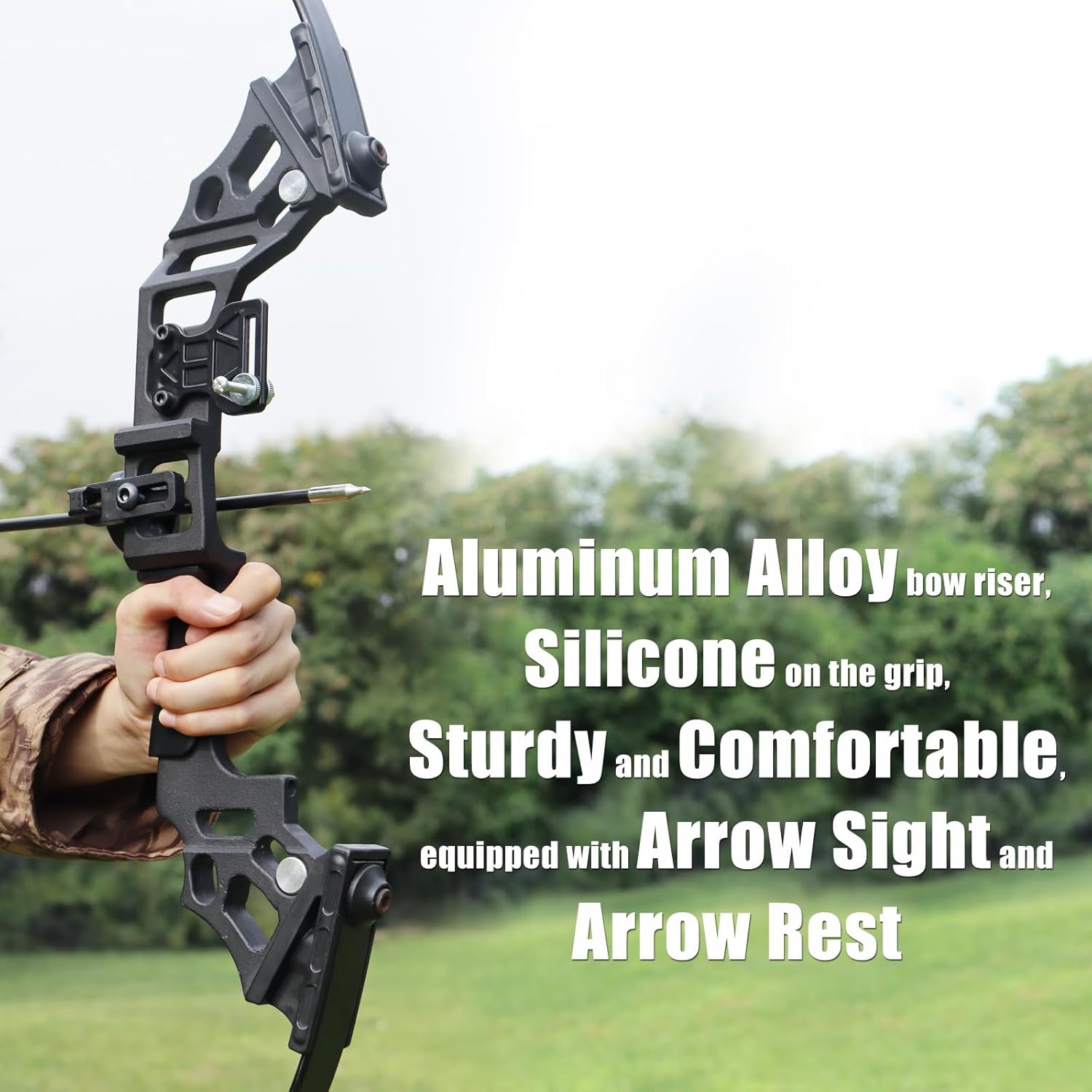 Archery Bows for Adults, Takedown Aluminum Alloy Riser Bow and Arrow Set for Adults Beginners, 30 40 Lbs Right Hand Archery Set with 12 Arrows Recurve Kit