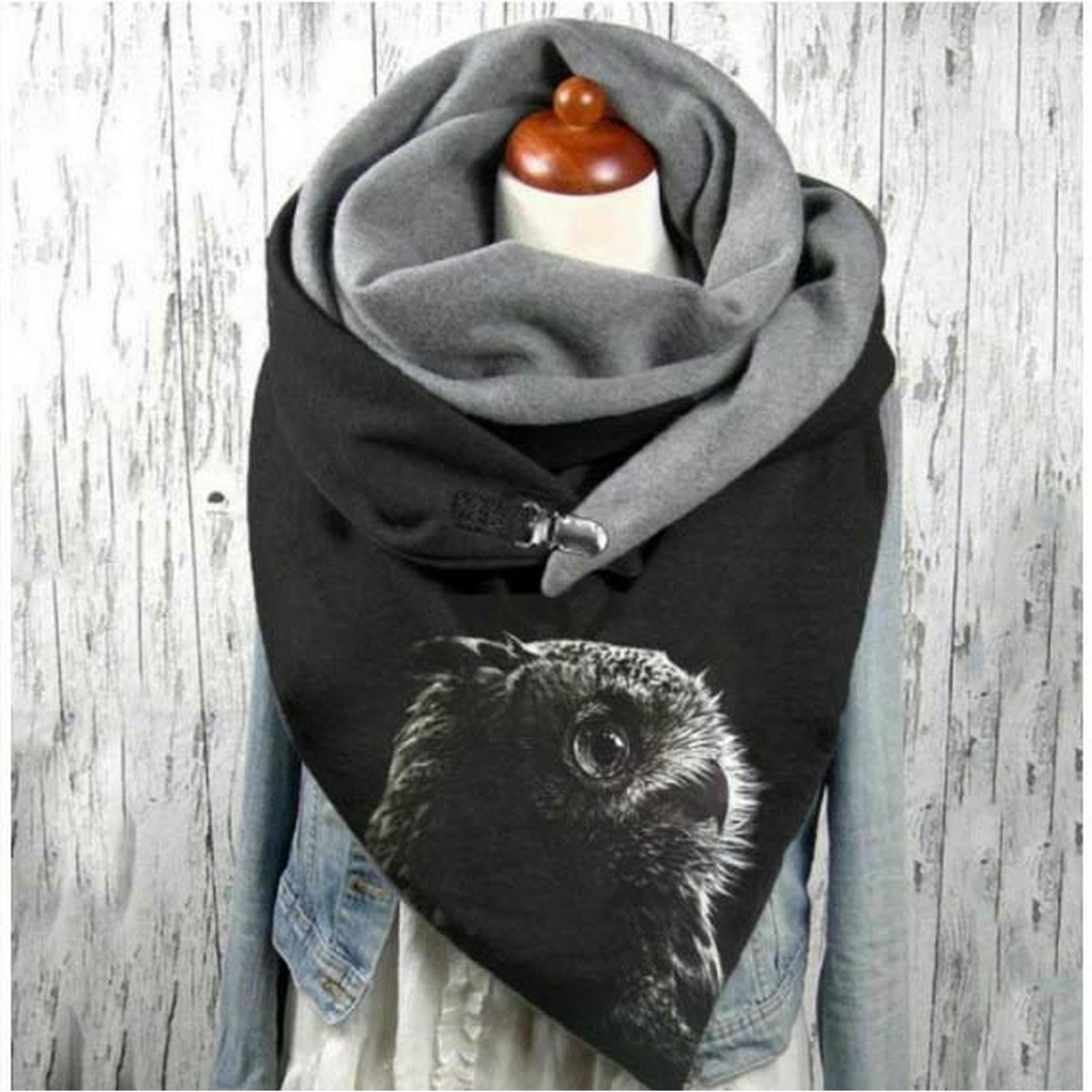 Foulard Donna Scaldacollo Triangolare Autunno Inverno Caldo Ed Elegante
