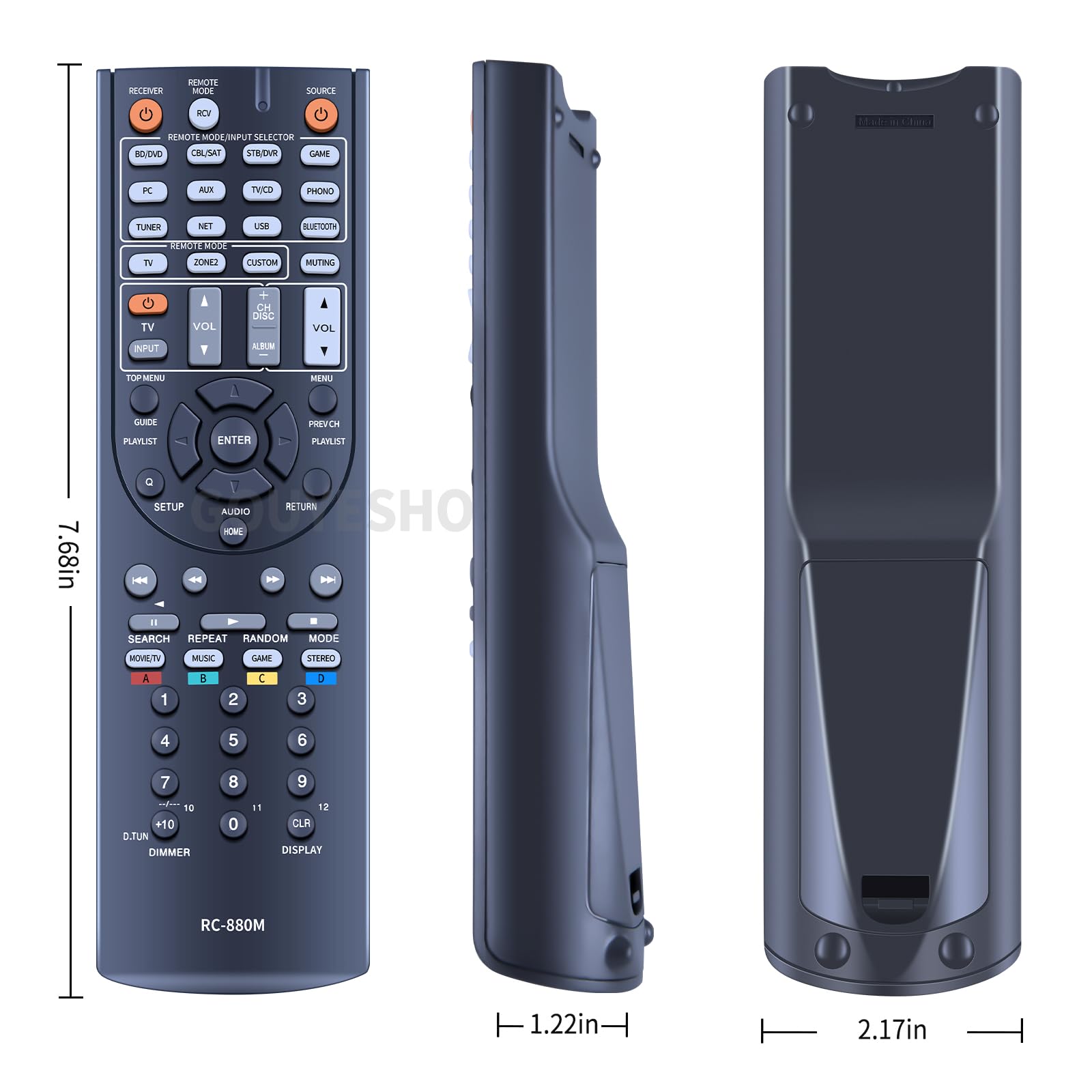 Telecomando Re-Flix Superior Light compatibile con HI-FI ONKYO RC-892S
