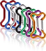 Vista 8 de OMUKY Mosquetones multicolor Clips de gancho Accesorios de camping Hebilla para senderismo al aire libre Viajar