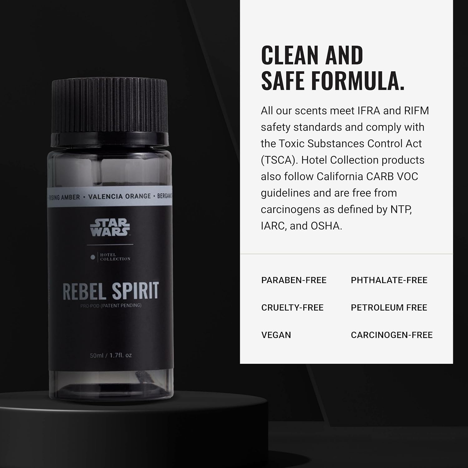 Hotel Collection - Star Wars ™ - Rebel Spirit Pro-Pod Oil - Light Side - Luxury Essential Oil Diffuser - Aromatherapy Scent Diffuser Oil - Bergamot, Amber, Valencia Orange1.7 fl oz, 50 mL