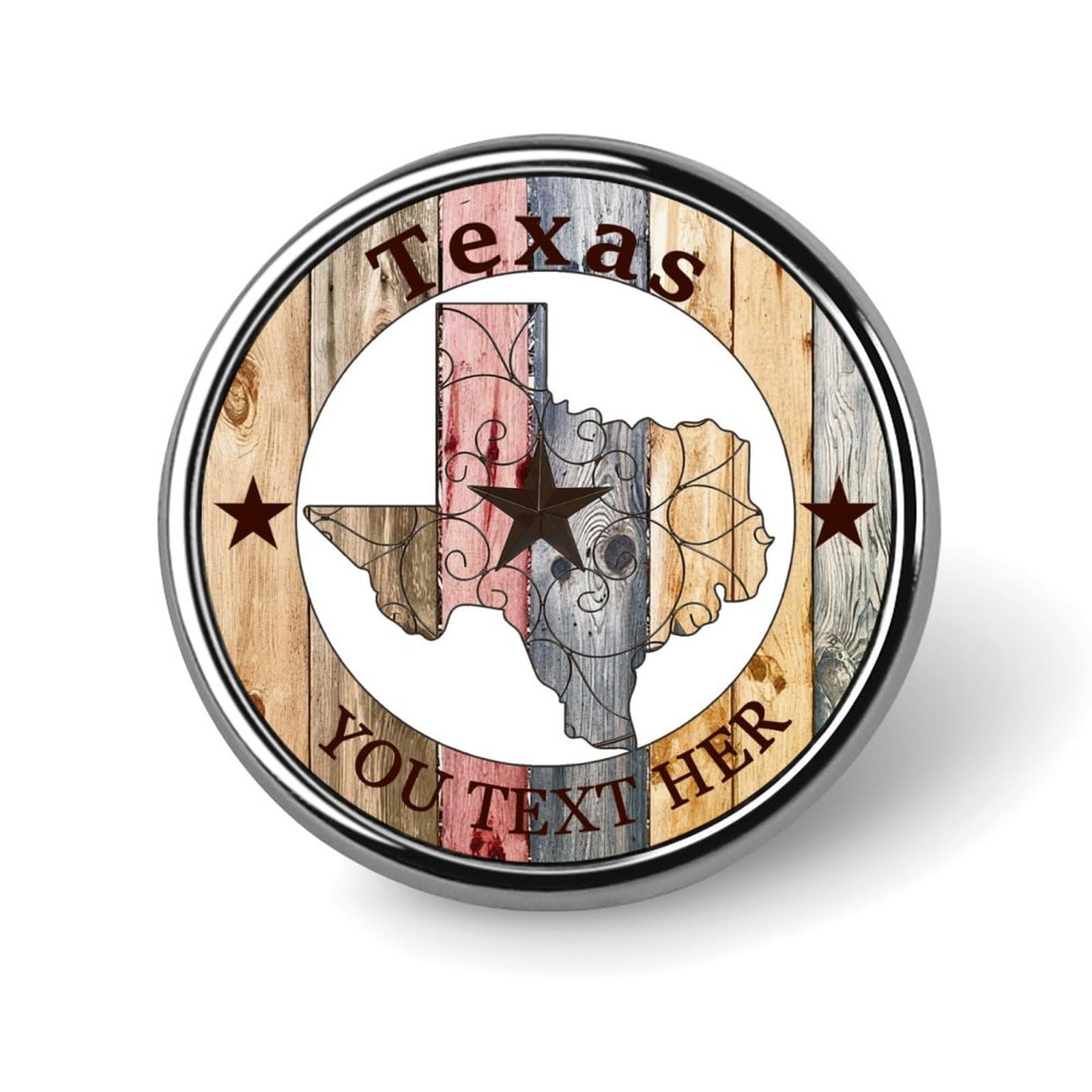 Texas Stars Emaille-Anstecknadel-Set, Nationen, Ureinwohner, Rucksack, Anstecknadeln, Stadtname, personalisierte Pins für Taschen, Jacken, Hüte, Rucksäcke, Hochzeit, Party