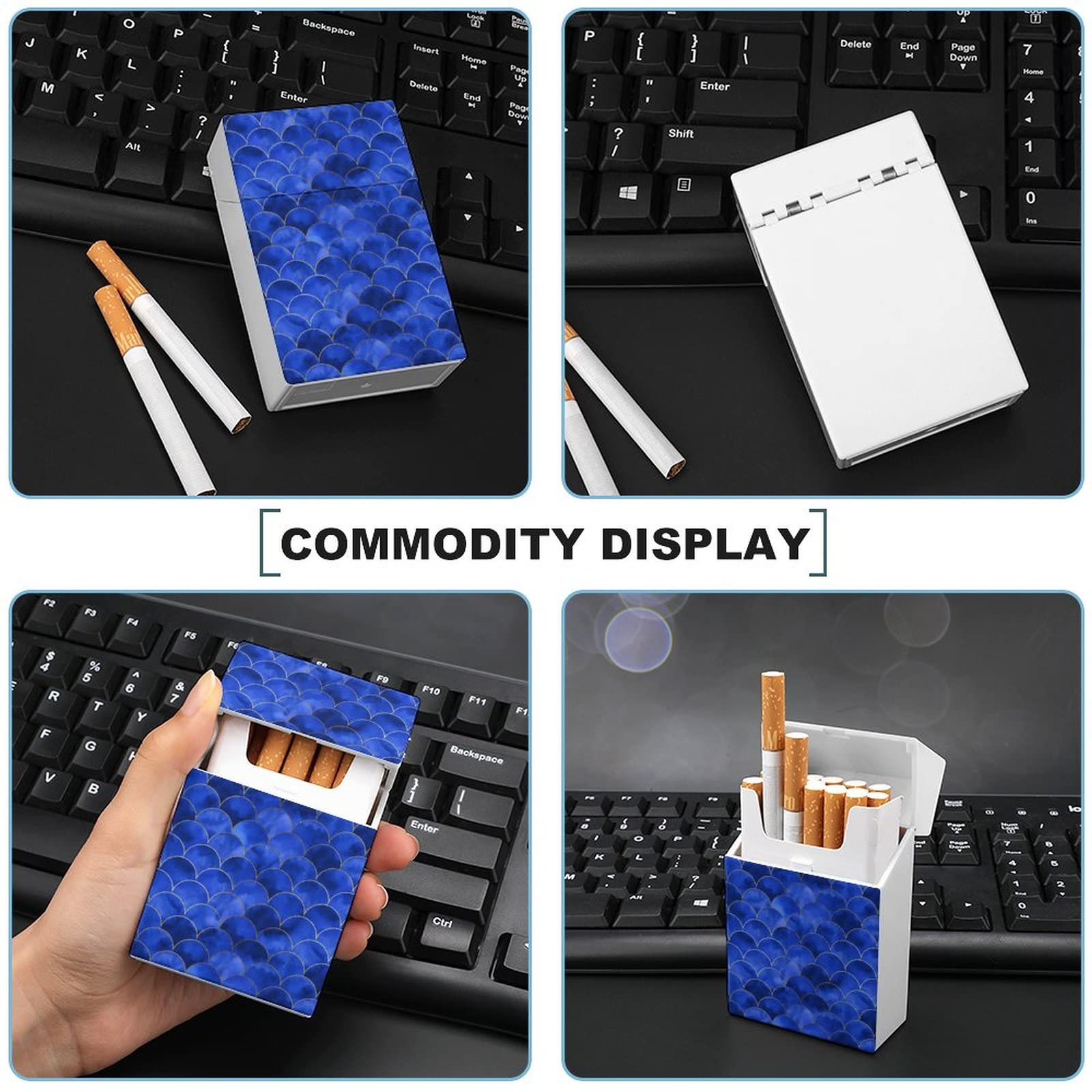 Luxury Cute Fish Scale Cigarette Case for Smoker Men Women : Amazon.com.be:  Sports & Outdoors