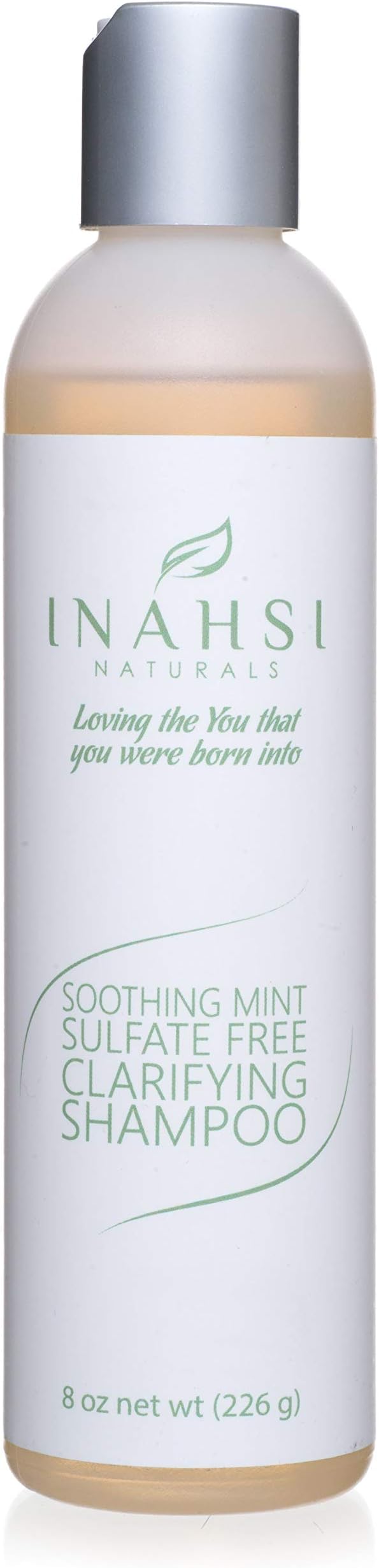 INAHSI Soothing Mint Clarifying Shampoo | Hair Shampoo for Men, Women, Baby, or Kids with Curly Hair | Hair Products for Naturally Curly Hair 8 oz | Made in the USA