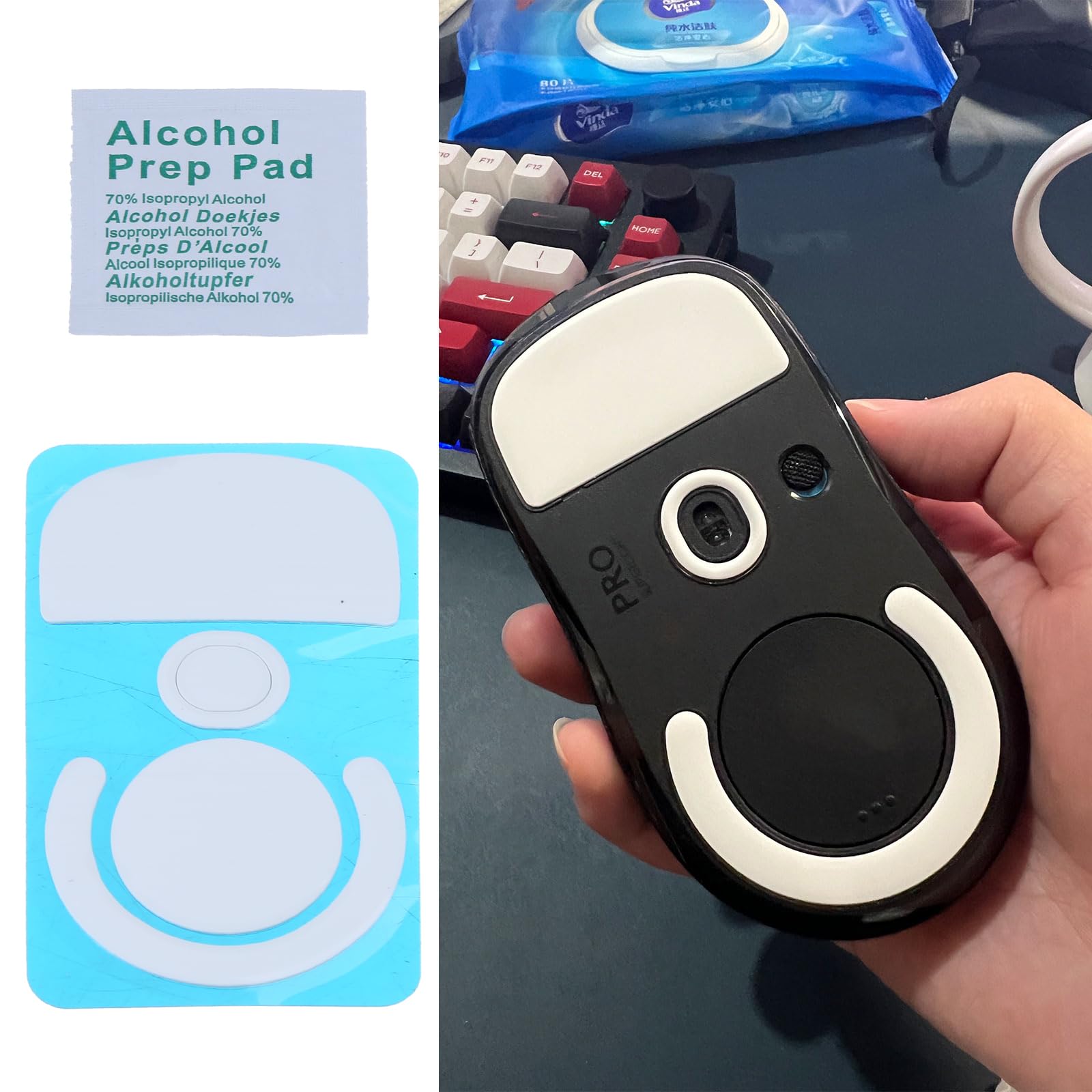 Kangnice 2Pack Feet Pedal for GPXS GPW Replacement Feet Glides Feet Sticker