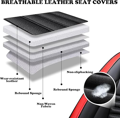 Miniatura 4 de Funda de asiento de automóvil para Mercedes-Benz GLA 250 2017-2023, fundas de cuero de lujo para asiento de automóvil, funda universal