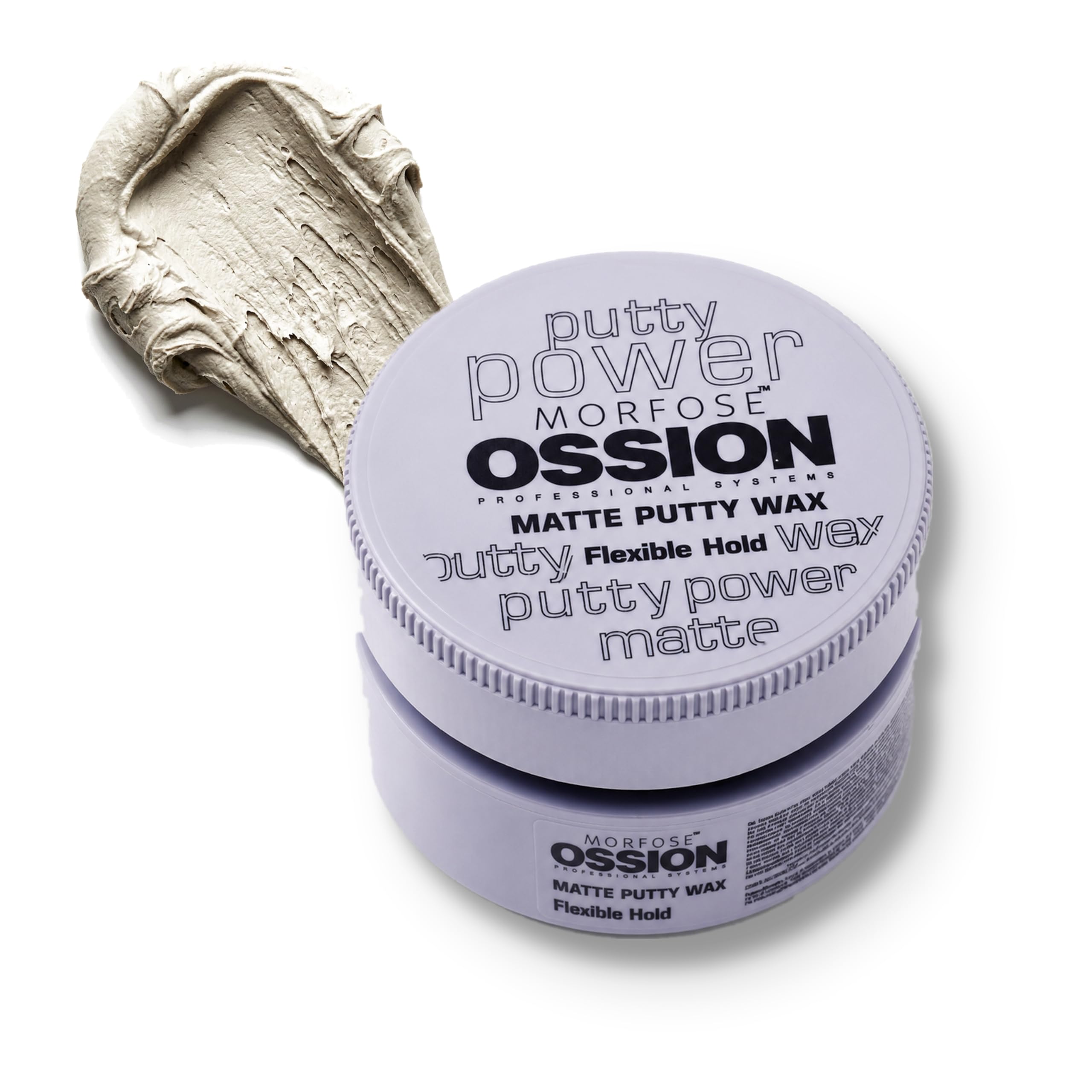 Morfose Ossion Hair Styling Wax - Flexible Hold, Light Styling for Dynamic Looks, 100 ml (Grey Packaging)
