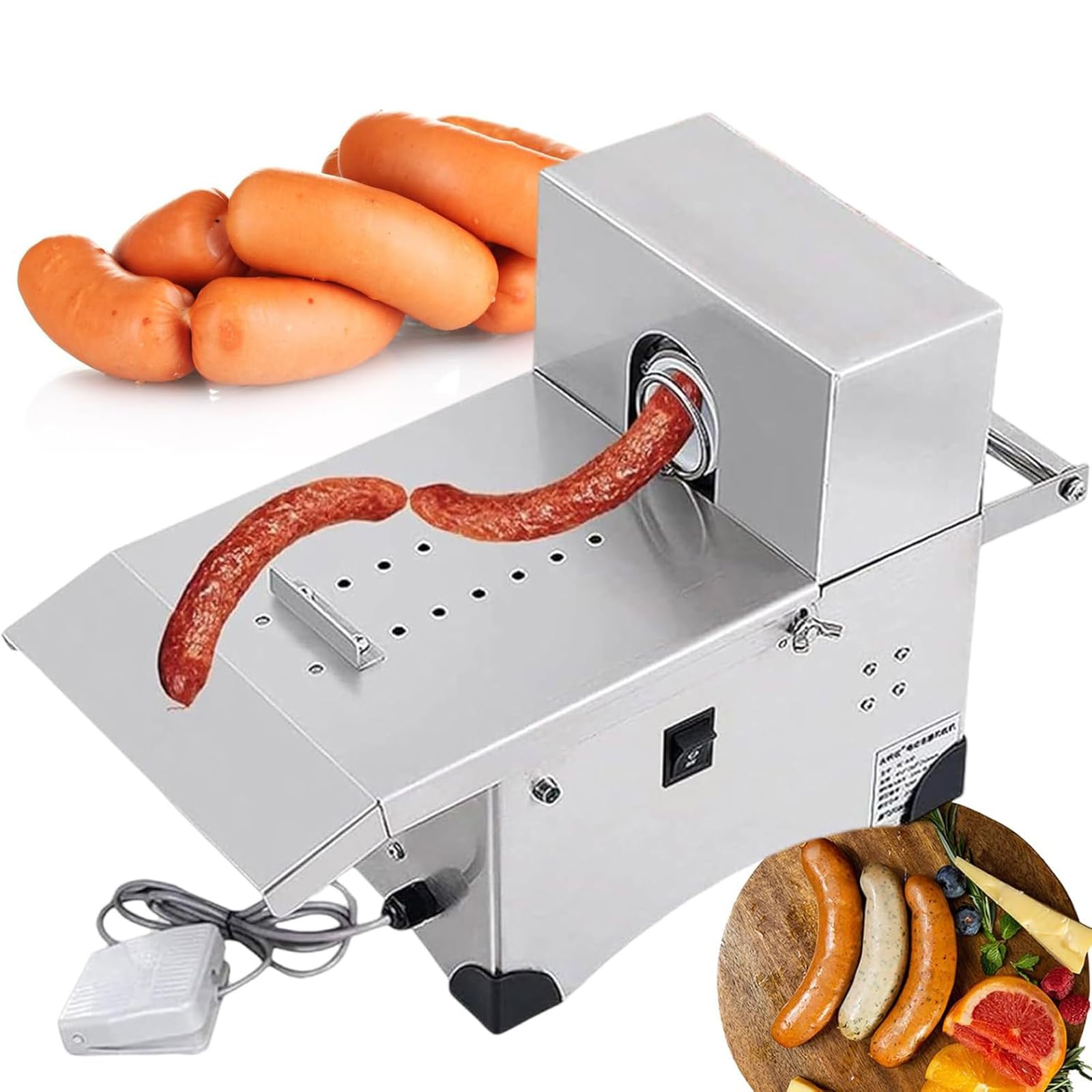 Machine de nouage automatique de saucisses pour supermarchés