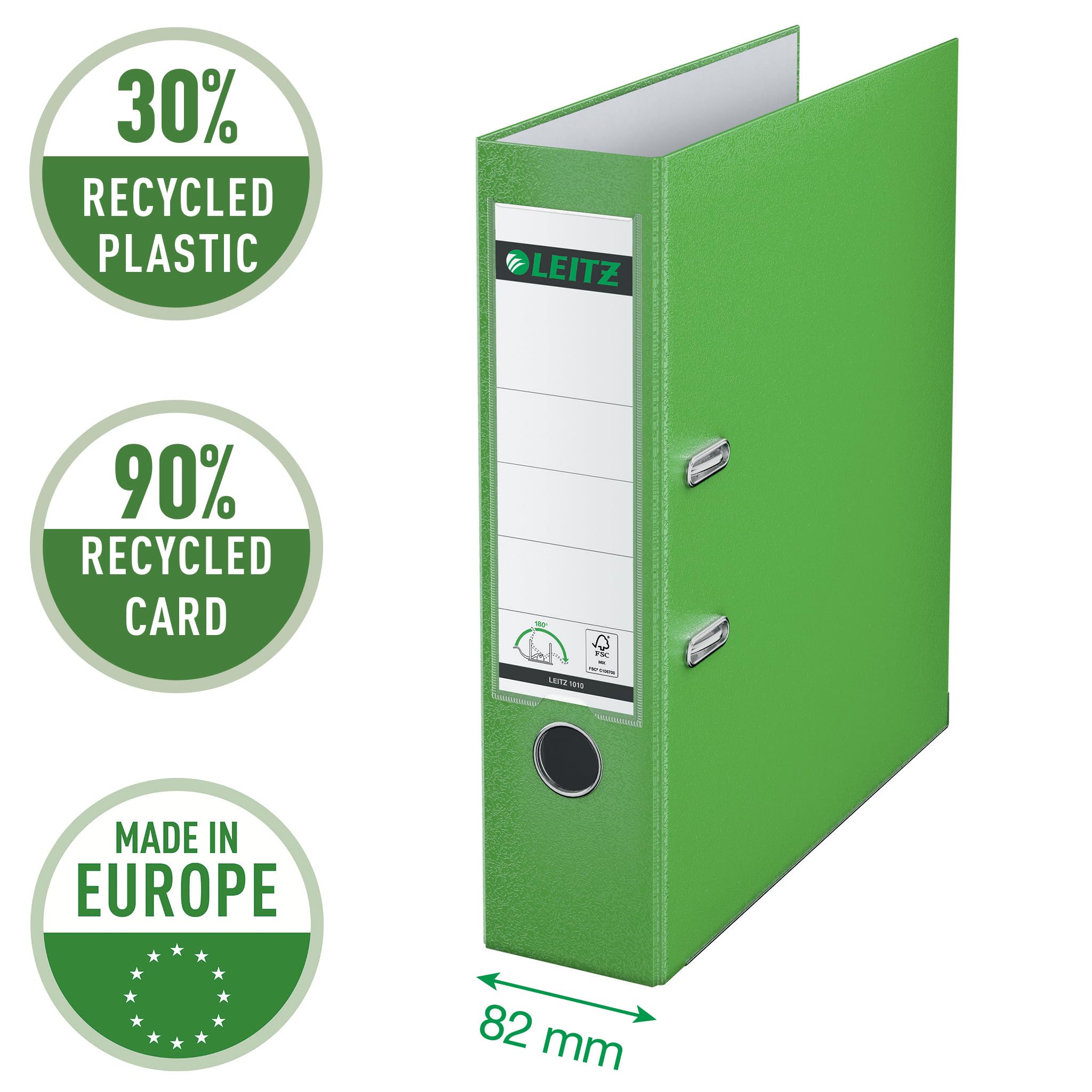 PERGAMY Classeur à Levier En Polypropylène Intérieur/extérieur. Dos 8cm Format A4 Coloris Assortis Mode 8435506921481