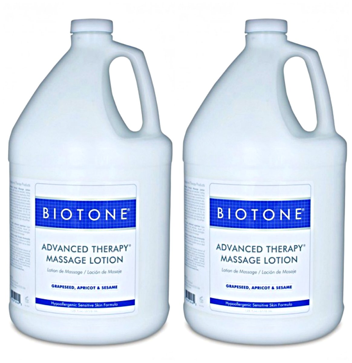 Biotone Advanced Therapy Massage Lotion, 2 x Gallons ATL1G Body Scrubs And