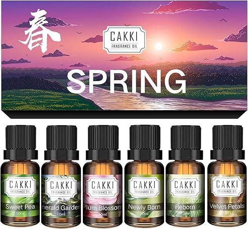 Miniatura 9 de Aceites esenciales de otoño para difusores para el hogar, juego de aceites aromáticos CAKKI 6 aromas de otoño, aceites naturales de aromaterapia,