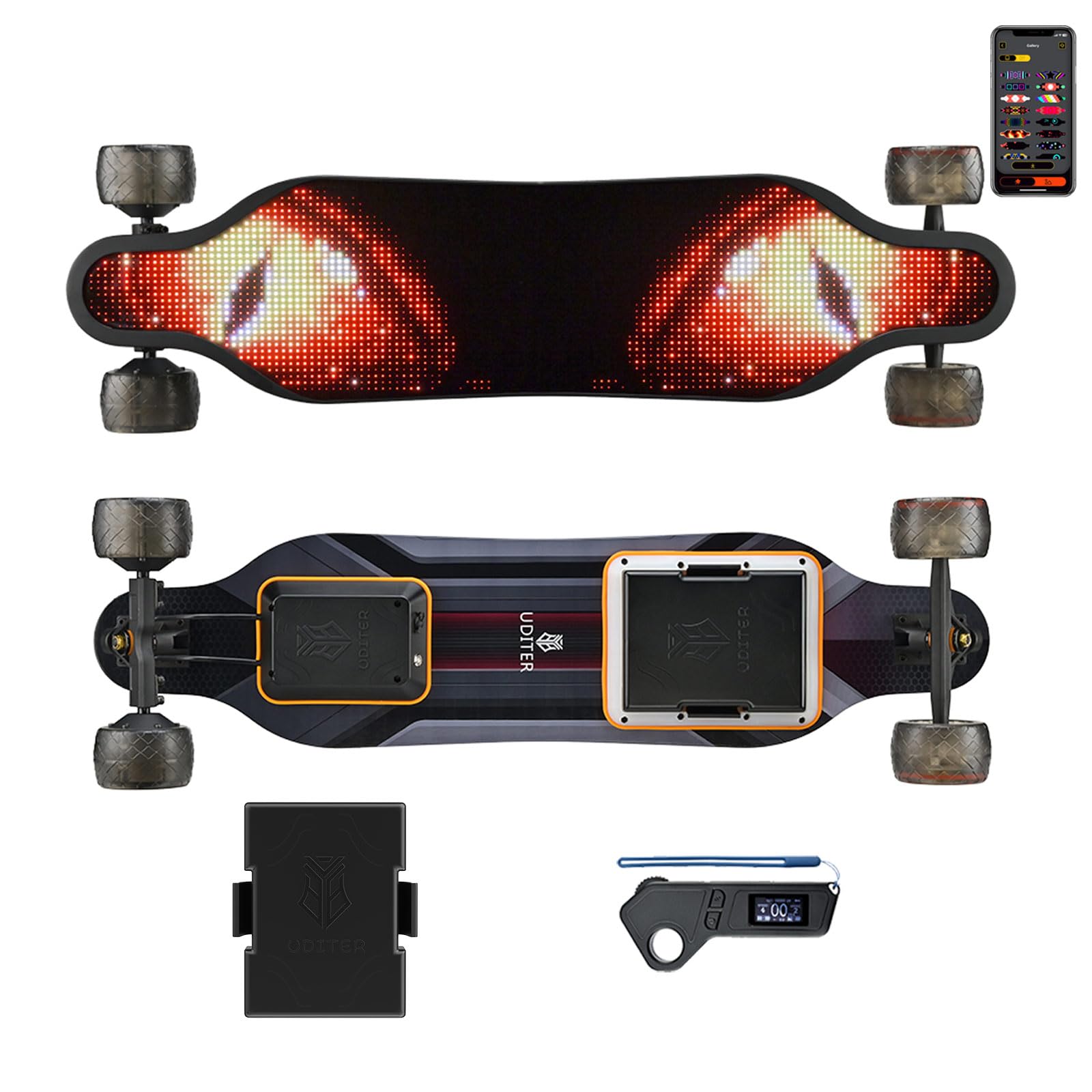 S3/Pixel/Mini Electric Skateboard - Swappable Battery &amp; 105mm Wheels