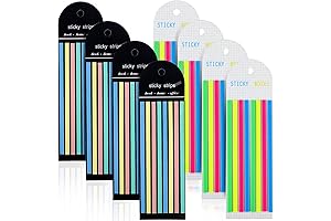 Juome Highlighter Tape: 1280Pcs Transparent Sticky Tabs for Effortless Note-Taking