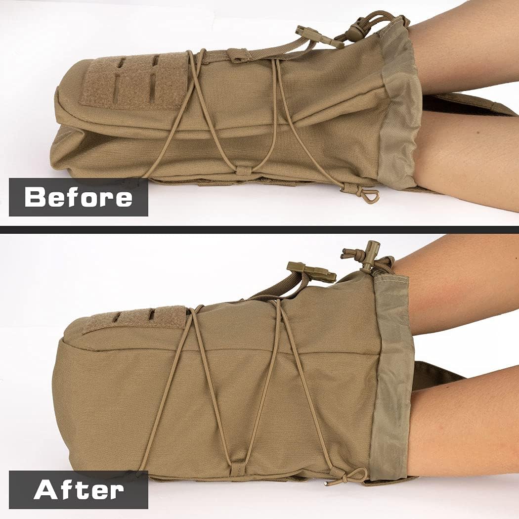 IDOGEAR Tactical Pouch Molle Drawstring Magazine Dump Pouch Mag Recycling Pouch Universal Bag - Image 3
