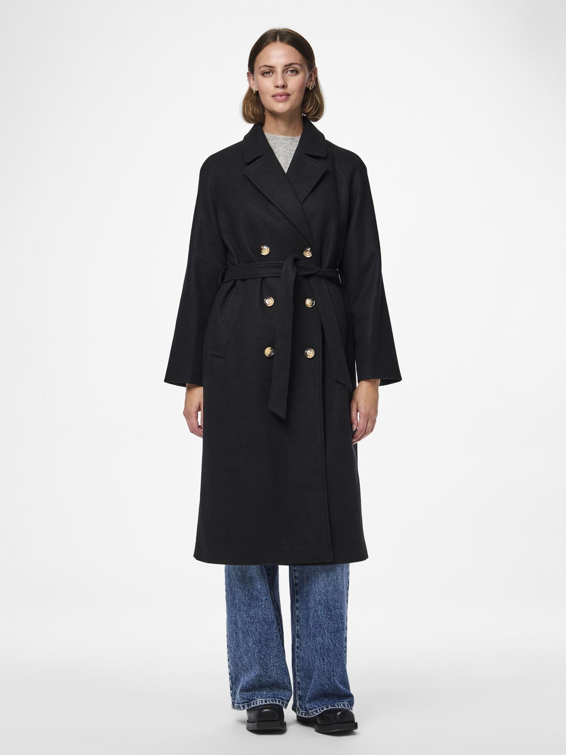 PIECES Long Coat PCMARBEL