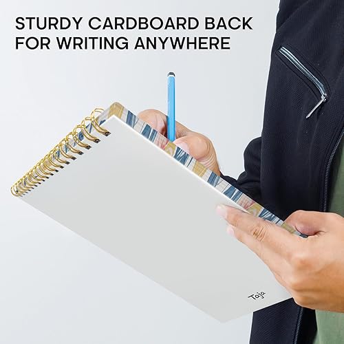 Miniatura 25 de Taja Bloc de notas de lista de tareas pendientes para el trabajo con 52 hojas, 9.8 x 6.5 pulgadas, planificador diario sin fecha, perfecto