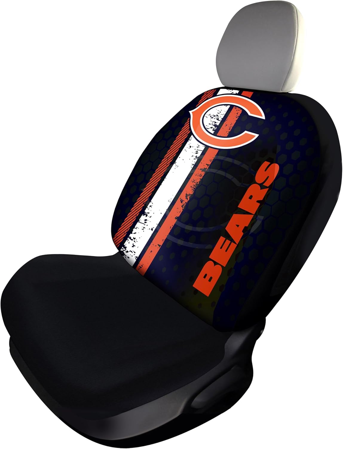 FANMATS NFL - Chicago Bears SEATCOVERRALLY-Chicago Bears Rally Seat Cover - Full Color Vivid Design - 1pc