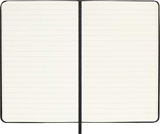 Moleskine Classic Notebook, Hard Cover, Pocket (3.5 x 5.5) Ruled/Lined, Black, 192 Pages