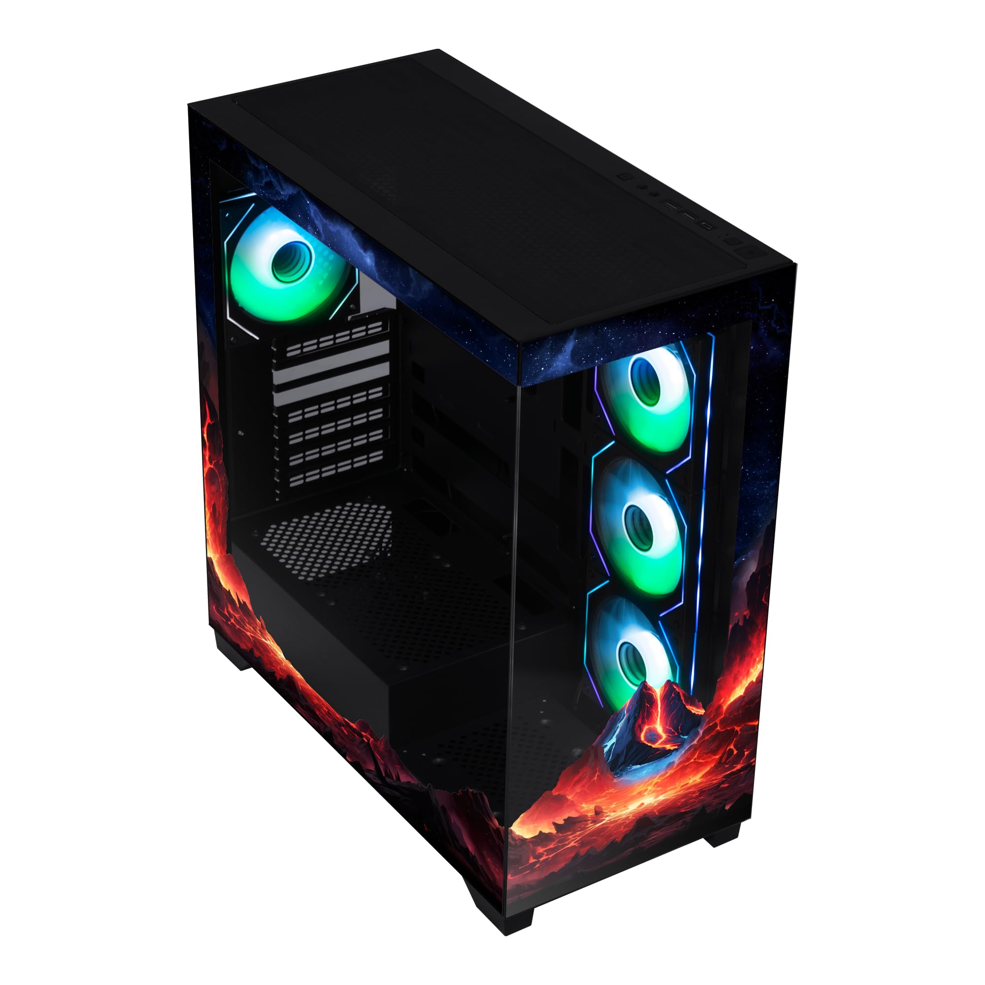 Custodia per PC Medio Torre BITFENIX CETO Premium Edition Volcano (nero)