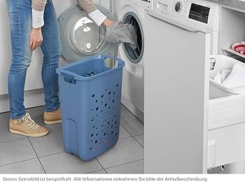 Hailo Wäschesammler 3270461 | Laundry Carrier 66 Liter | 2fach  
