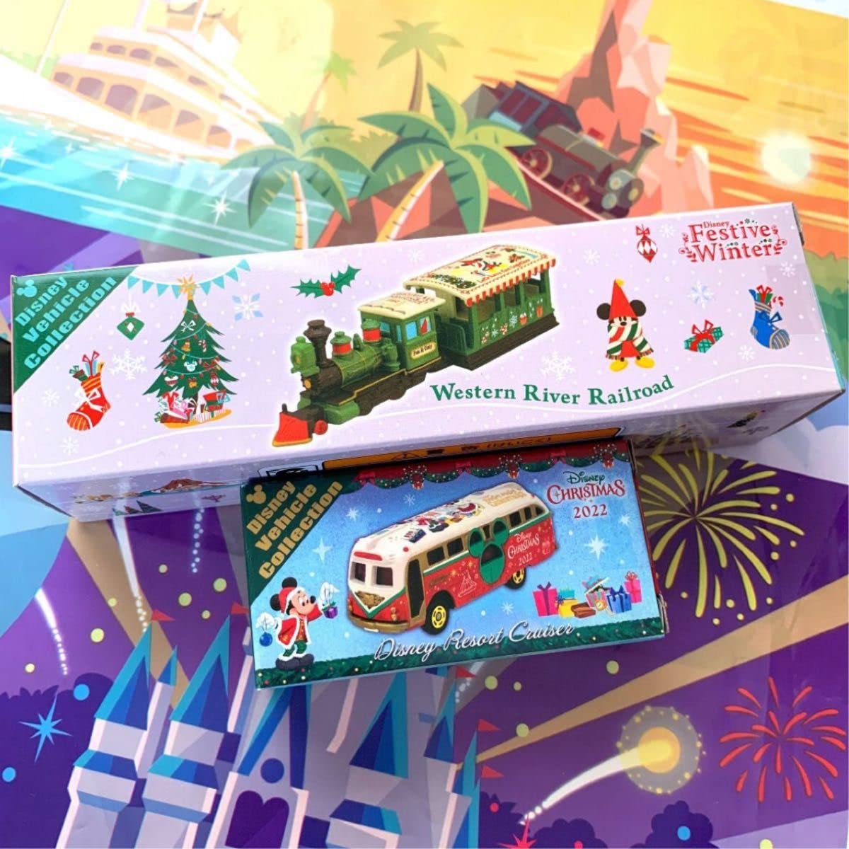 ??????? Christmas Limited Tokyo Resort Limited Tomica Resort Cruiser Western River Railroad