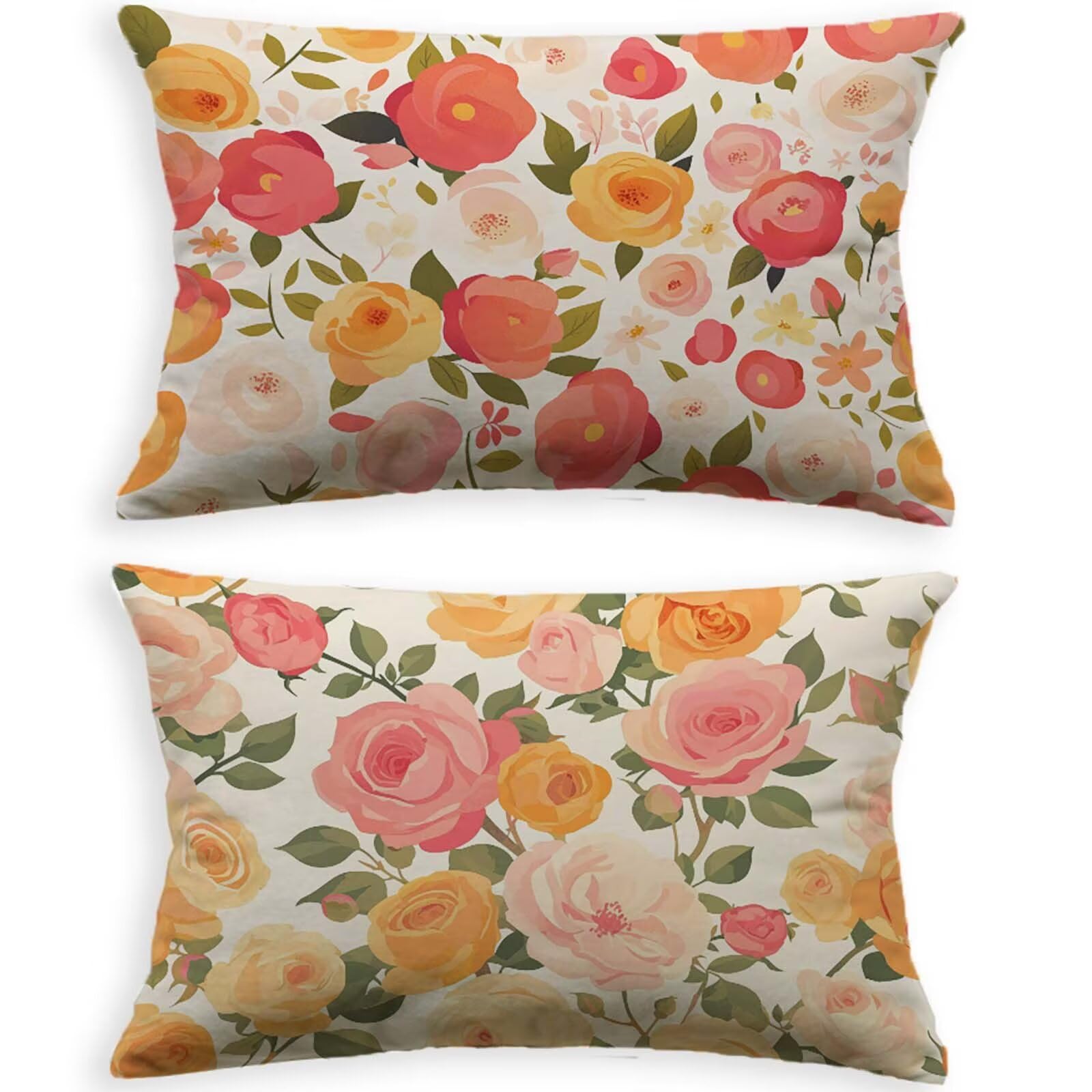 Coussin rose en velours 40x80 cm pour réchauffer le décor d'automne du canapé