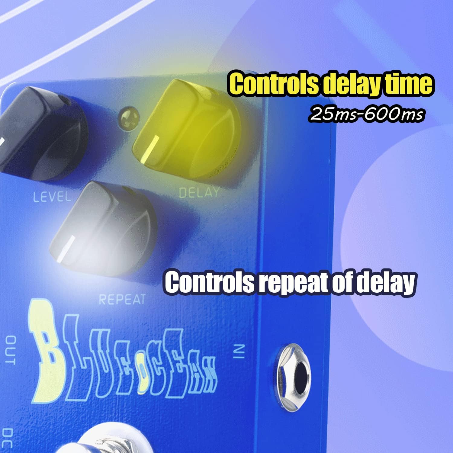 Caline CP-19 Analog Delay Pedal Vintage Delay Effects Electric Guitar Pedal True Bypass