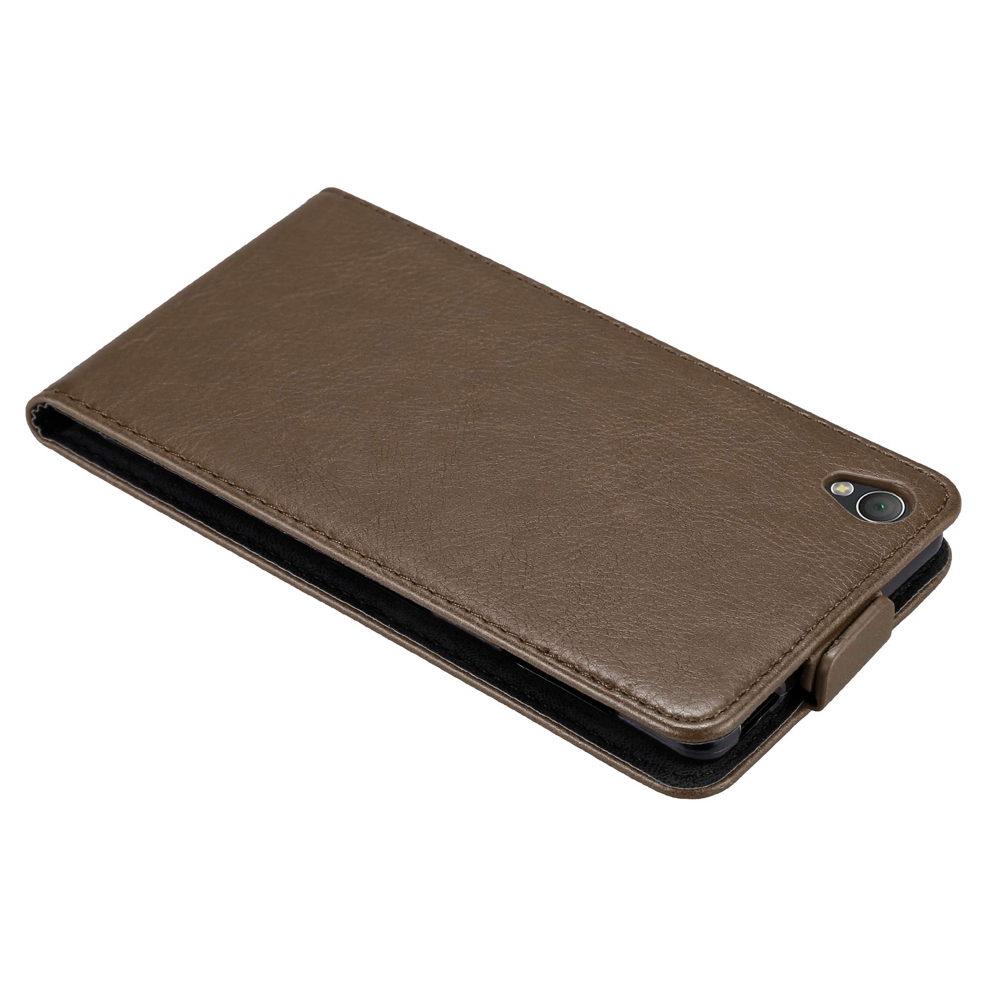 CADORABO Custodia Con Chiusura Magnetica, Funzione Stand E Tasca Per Le Carte Custodia Per Cellulare Per Xperia Xa Rosso Carminio 77207494