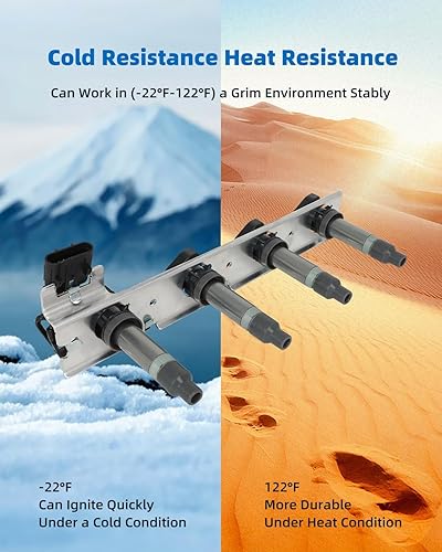 Vista 1553 de ECCPP Bobinas de encendido portátiles de repuesto para automóvil compatibles con Infiniti I30/para Nissan Maxima 3.0L V6 2000-2001 Reemplazo