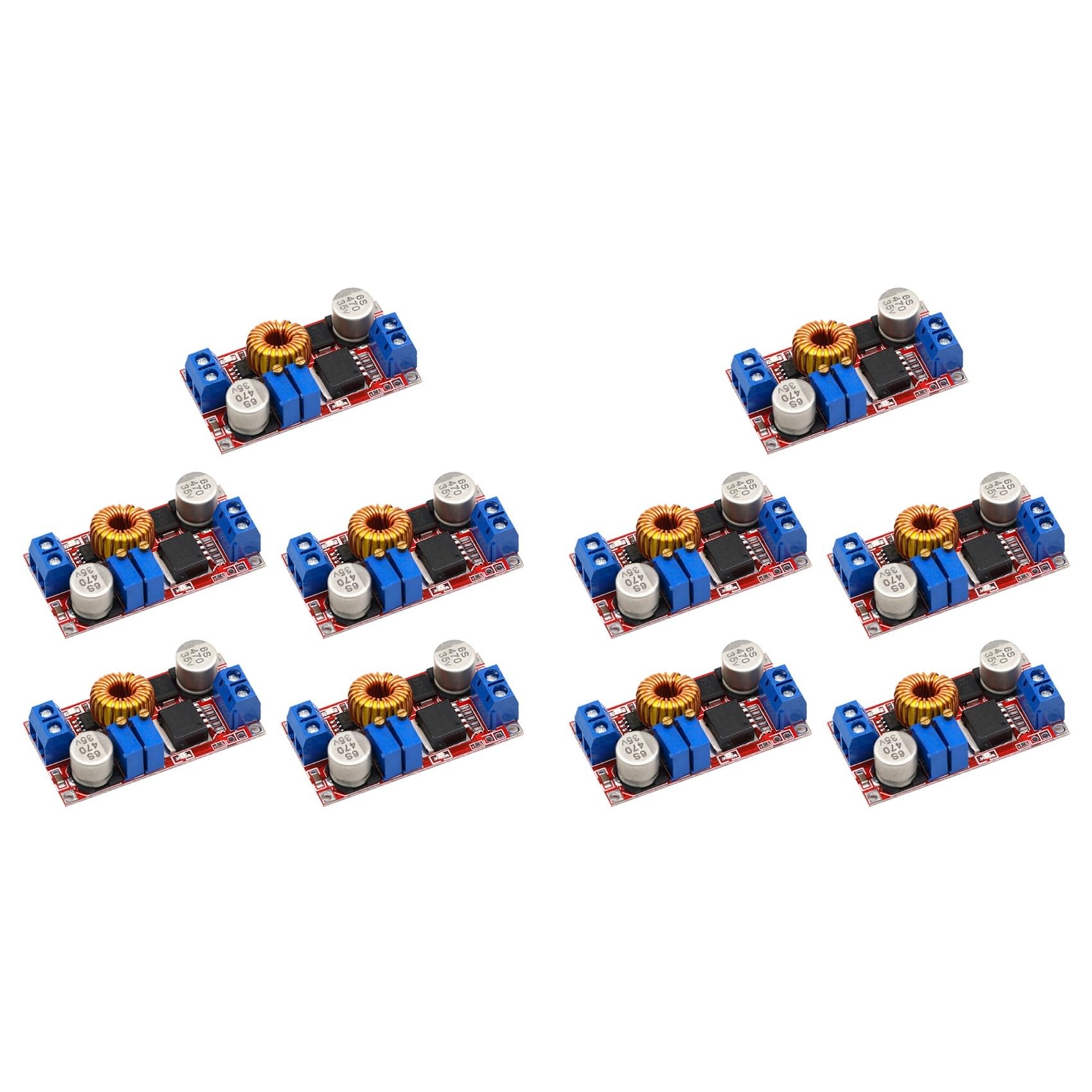 10Pc 5A DC to DC CC CV Lithium Battery Charging Board Led Power Converter 5-32V to 0.8-30V Lithium Charger Module XL4015