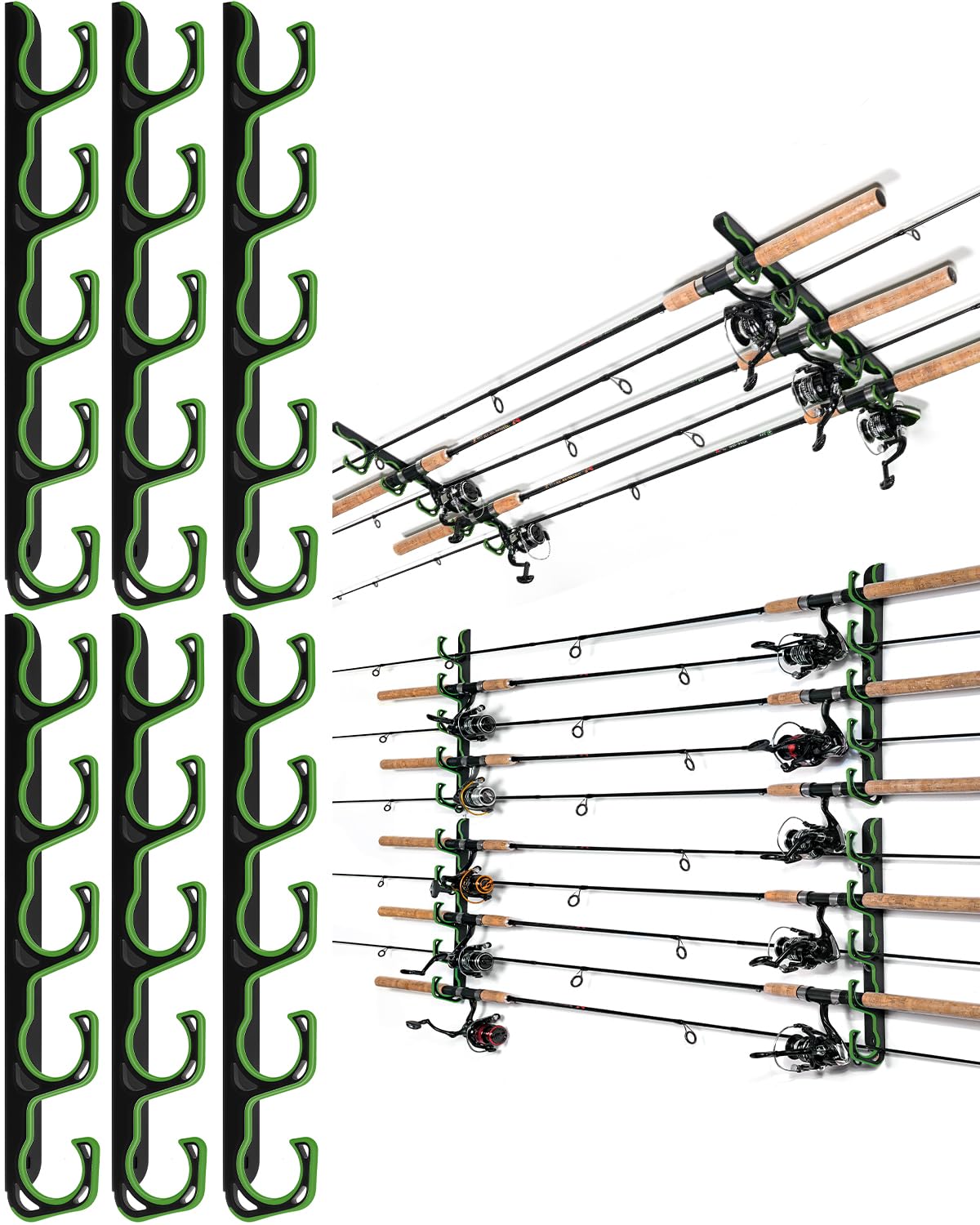 Ghosthorn Fishing Rod Rack - Organize Your Rods -18 Ghosthorn Fishing Rod Rack - Organize Your Rods -18