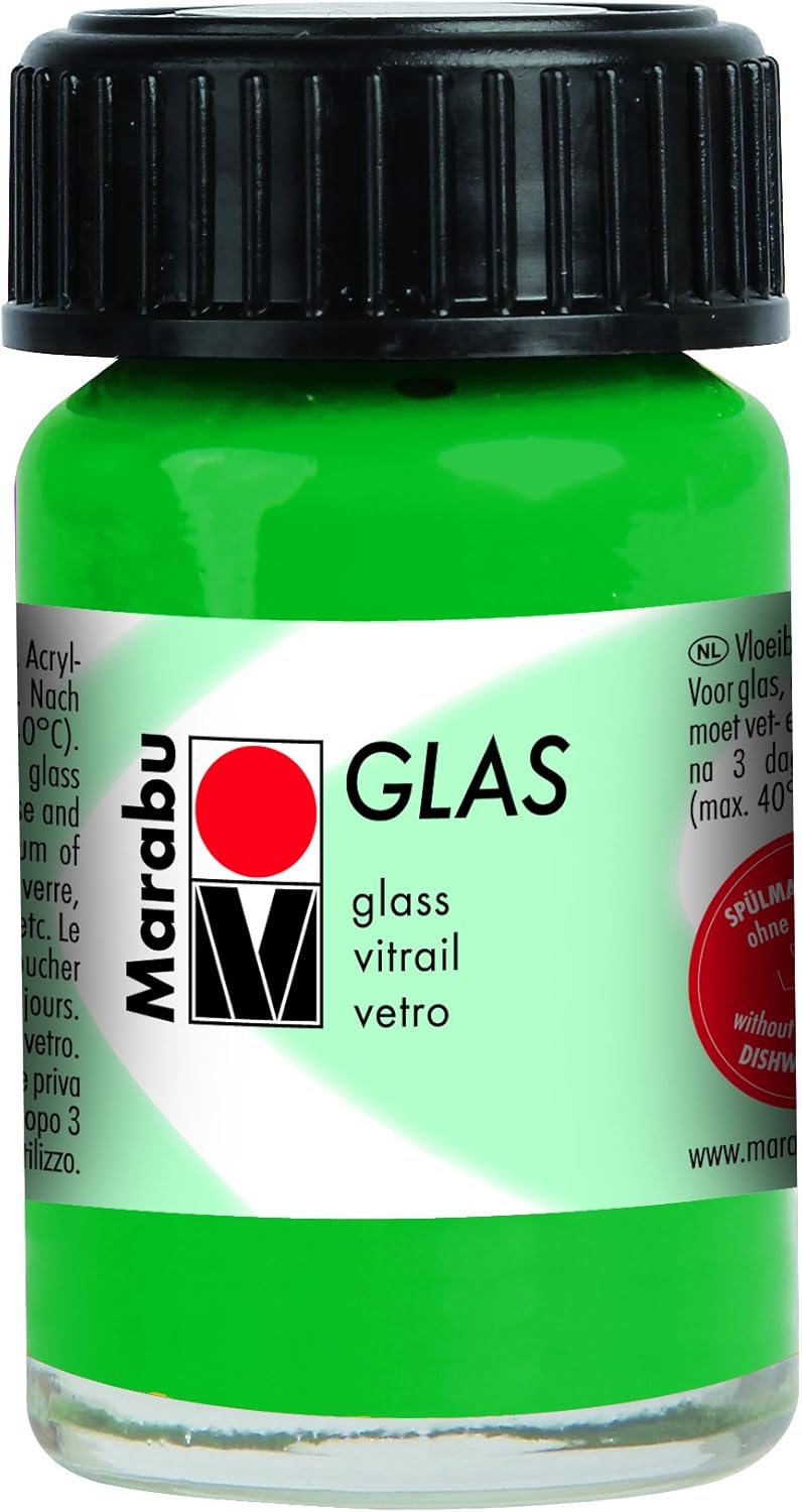 Marabu Glas Jar 15mlDark Green, Glass Paint Amazon.co.uk Home & Kitchen