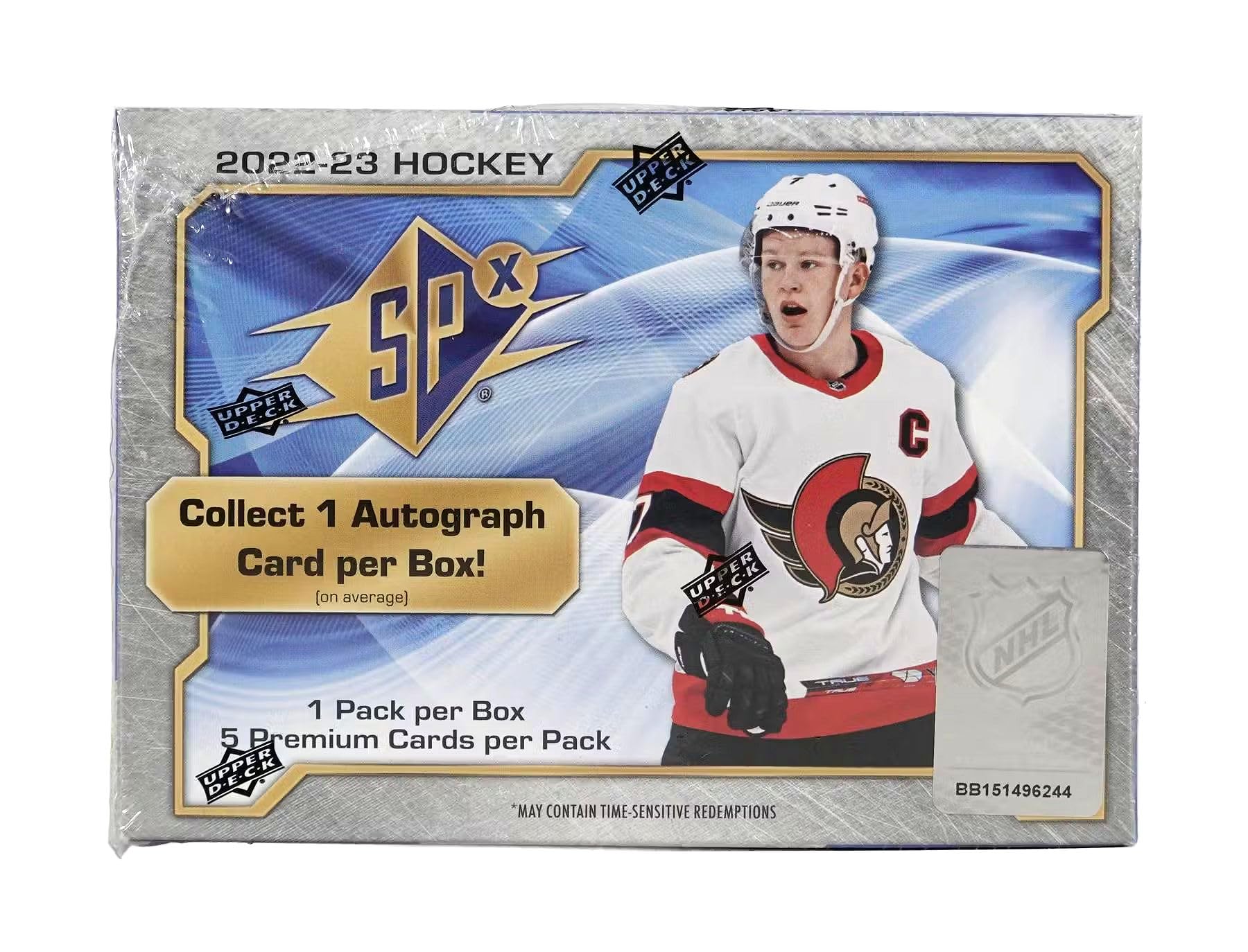 Amazon.com: 2022/23 Upper Deck SPx NHL Hockey box (5 cards/bx