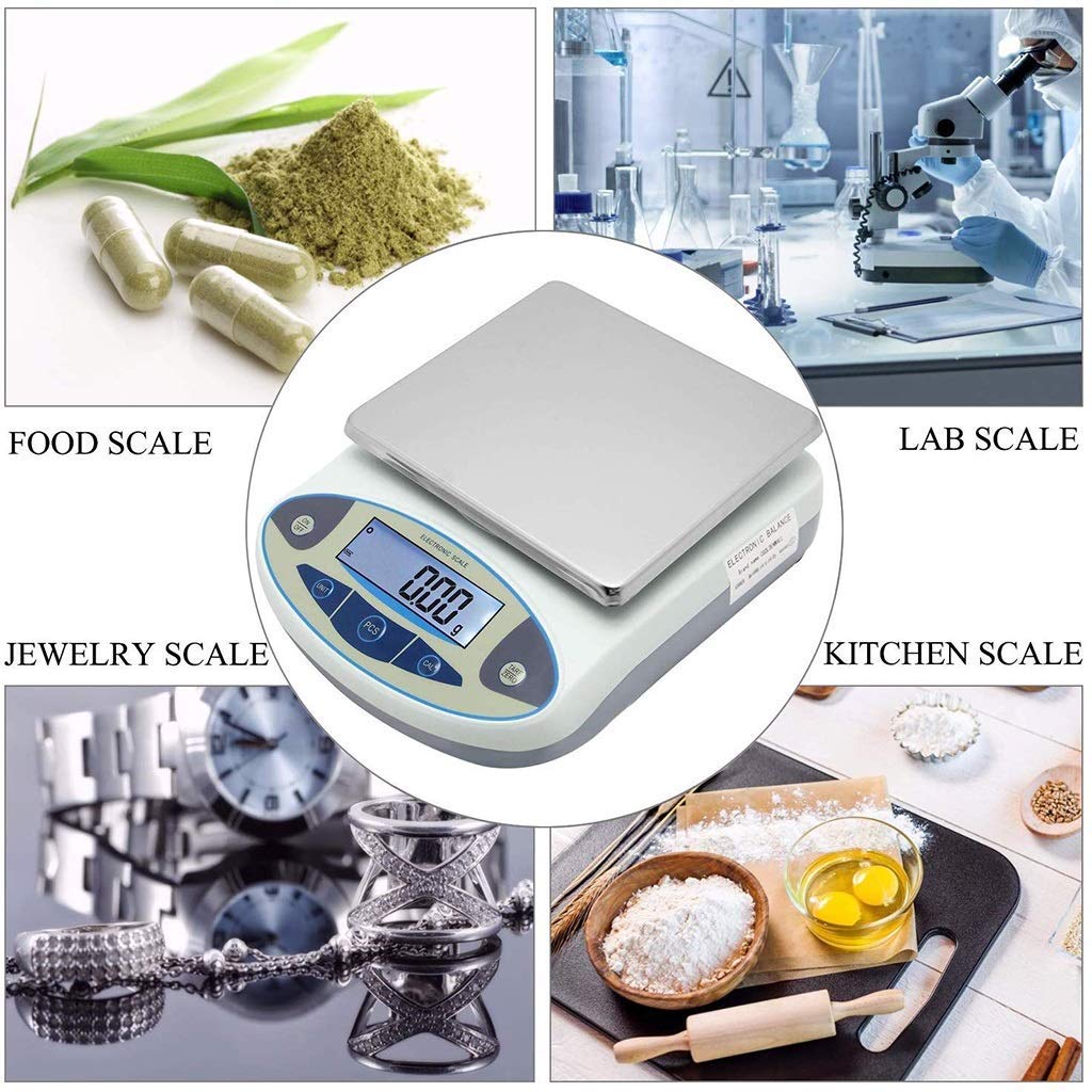 Balance analytique numérique de Laboratoire de Haute précision 0,01 g 0,1 g Balance électronique pour Bijoux Balance de Laboratoire de Pesage de précision de Cuisine