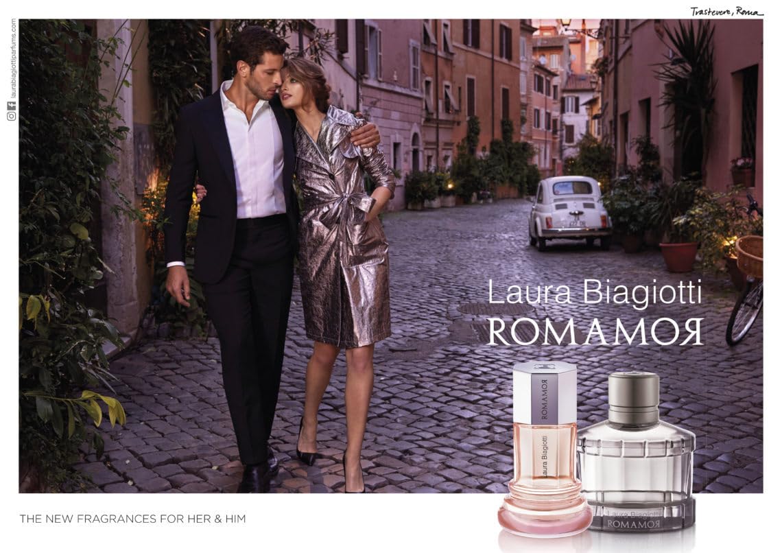 Romamor Uomo by Laura Biagiotti for Men - 2.5 oz EDT Spray