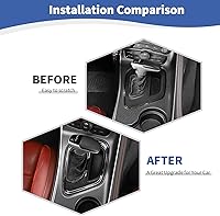 Vista 2 de RT-TCZ Para Challenger Panel de Cambio de Cambios de Fibra de Carbono Cubierta para Dodge Challenger 2015 up Fibra de Carbono Accesorios