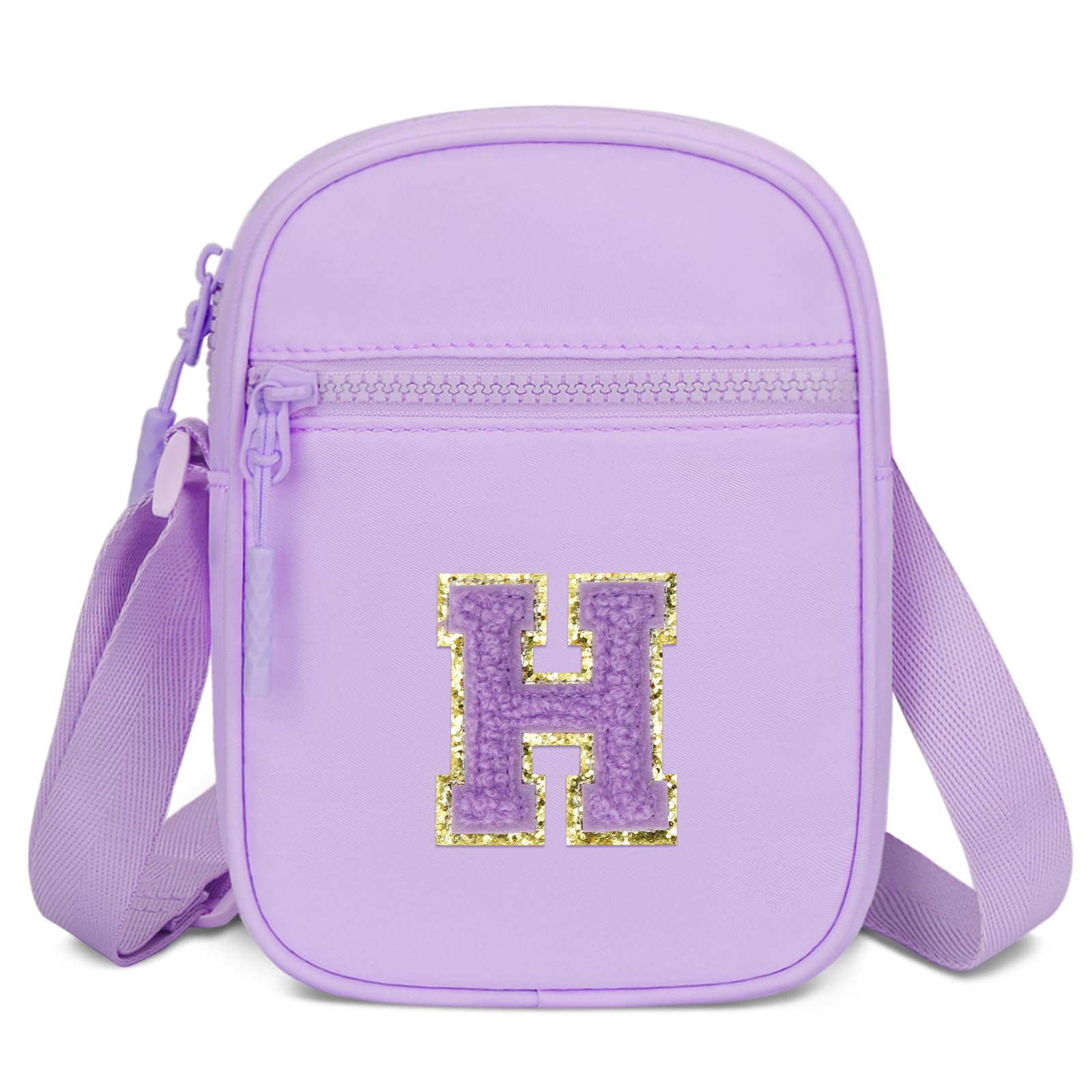 CLOUDWINGS Birthday Gift for Girls Initial Kids Crossbody Purse Toddlers Bag for Age 3-10