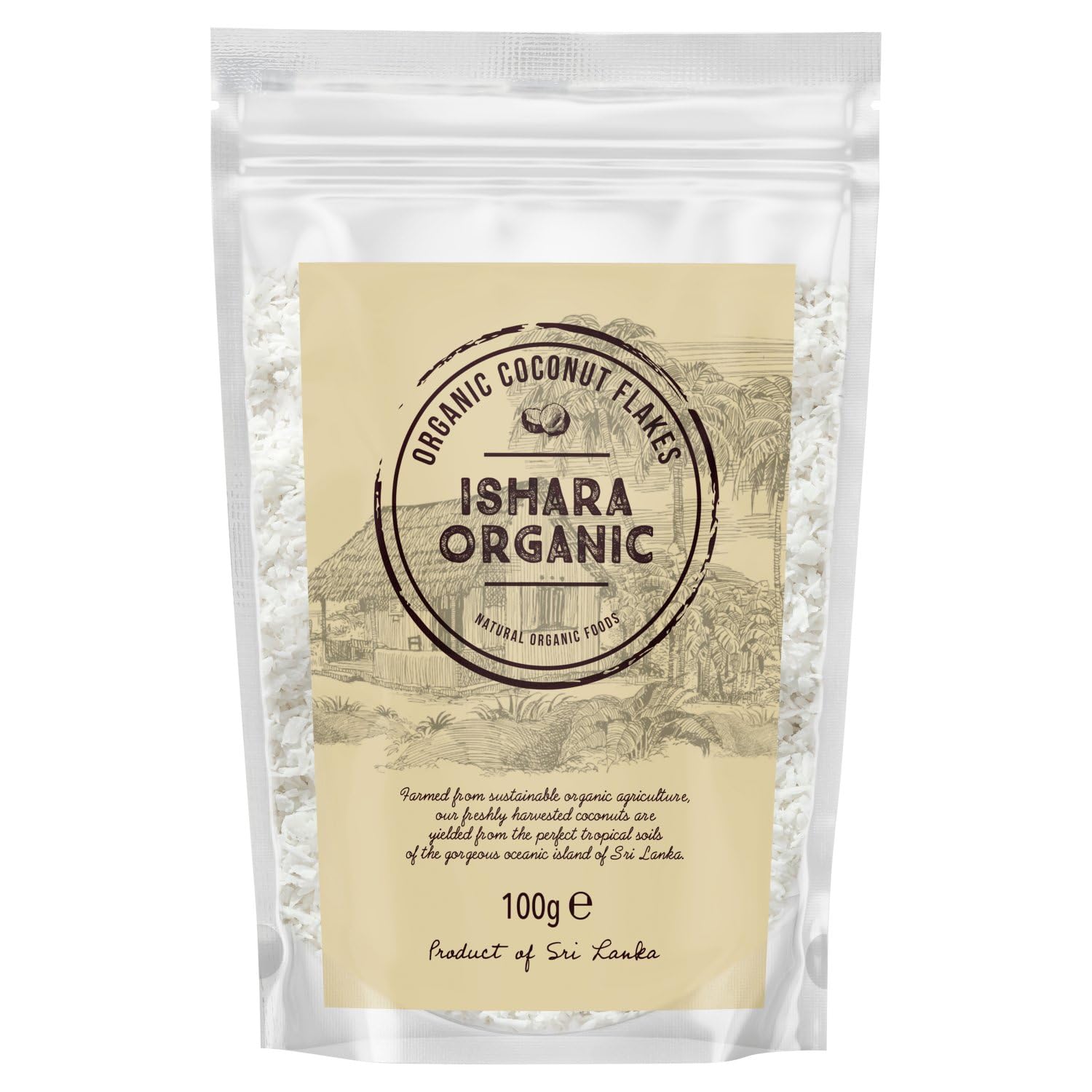 Ishara Oraganic Coconut Flakes 100g