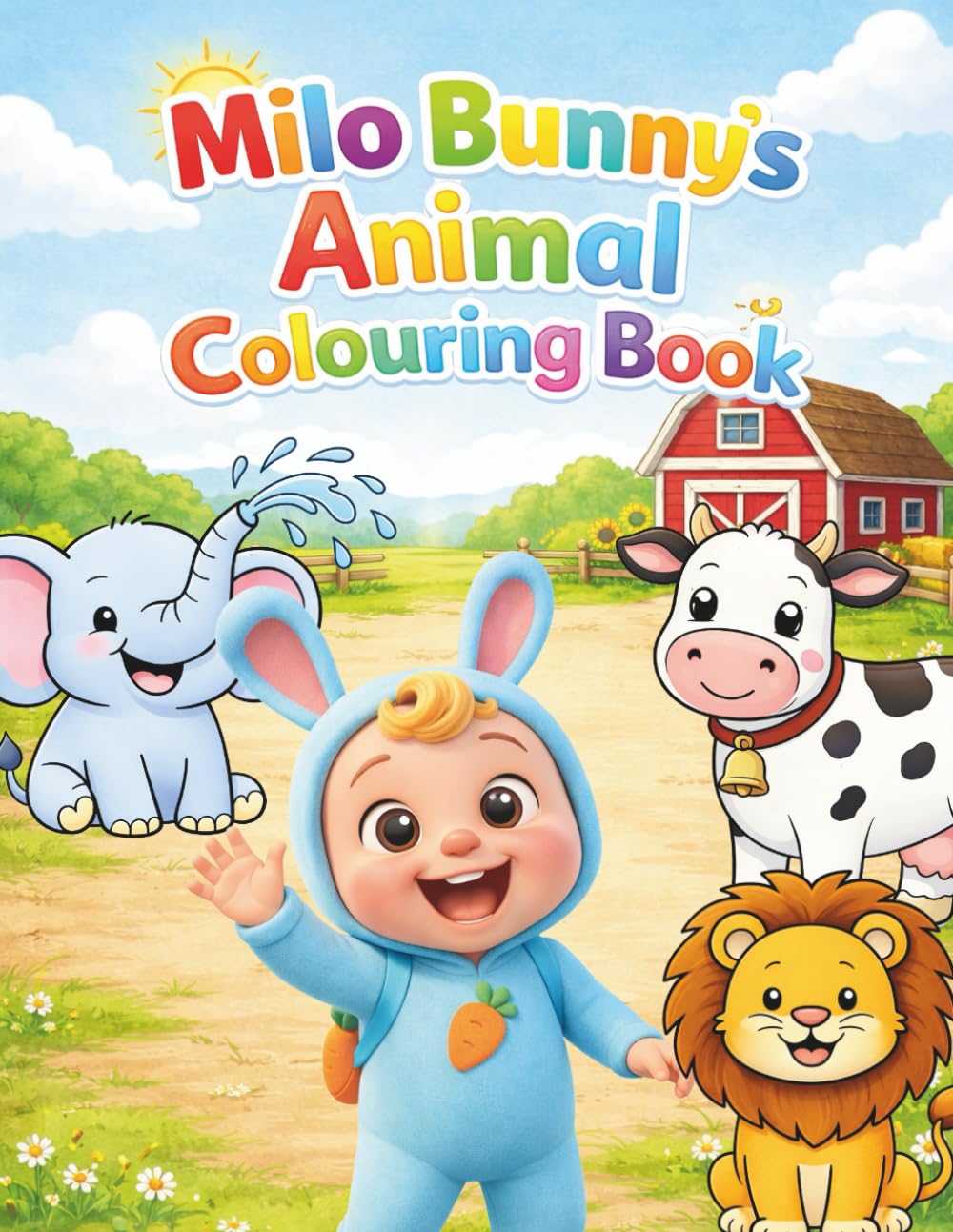 Milo Bunny's Animal Colouring Book