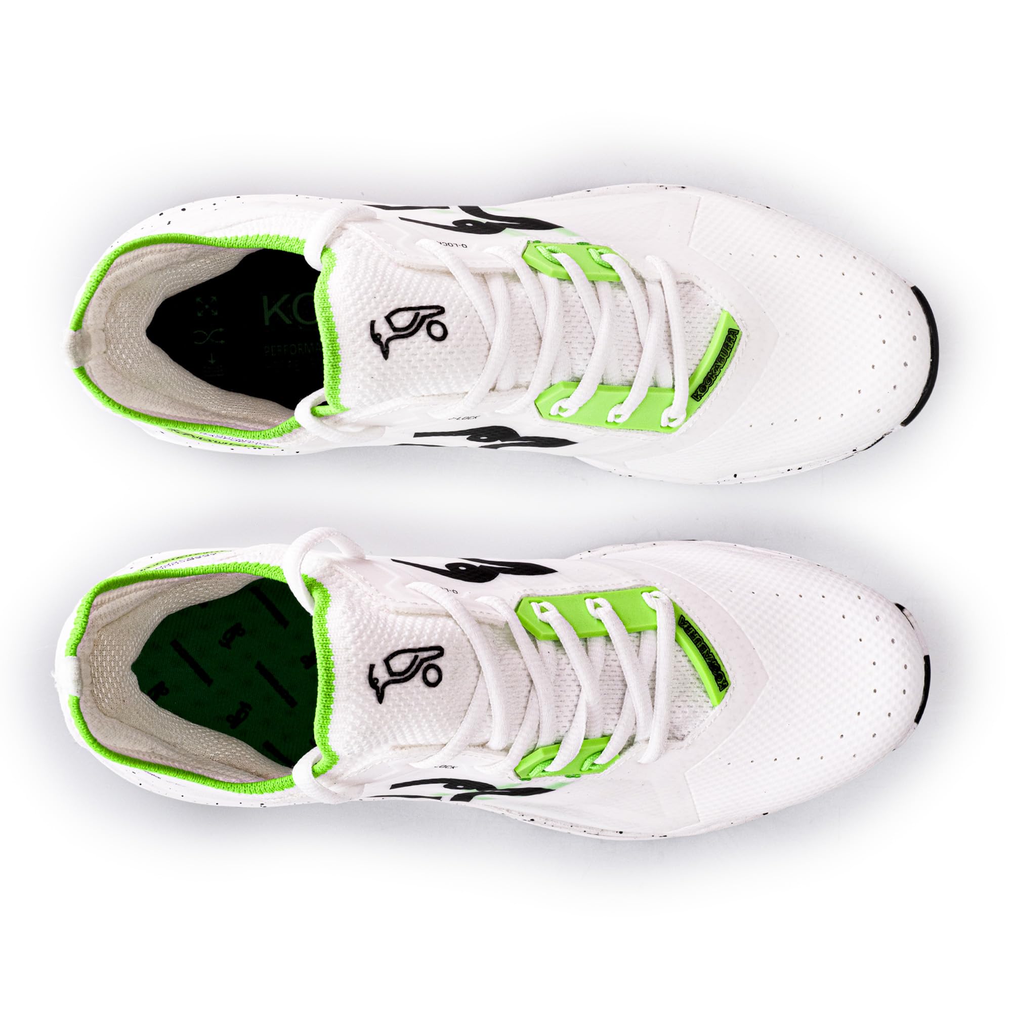 Kookaburra Vapor Hockeyschuh, Größe 45, leicht, Q-Lock-Schnürung, Stricksocke, griffig auf Allen Oberflächen
