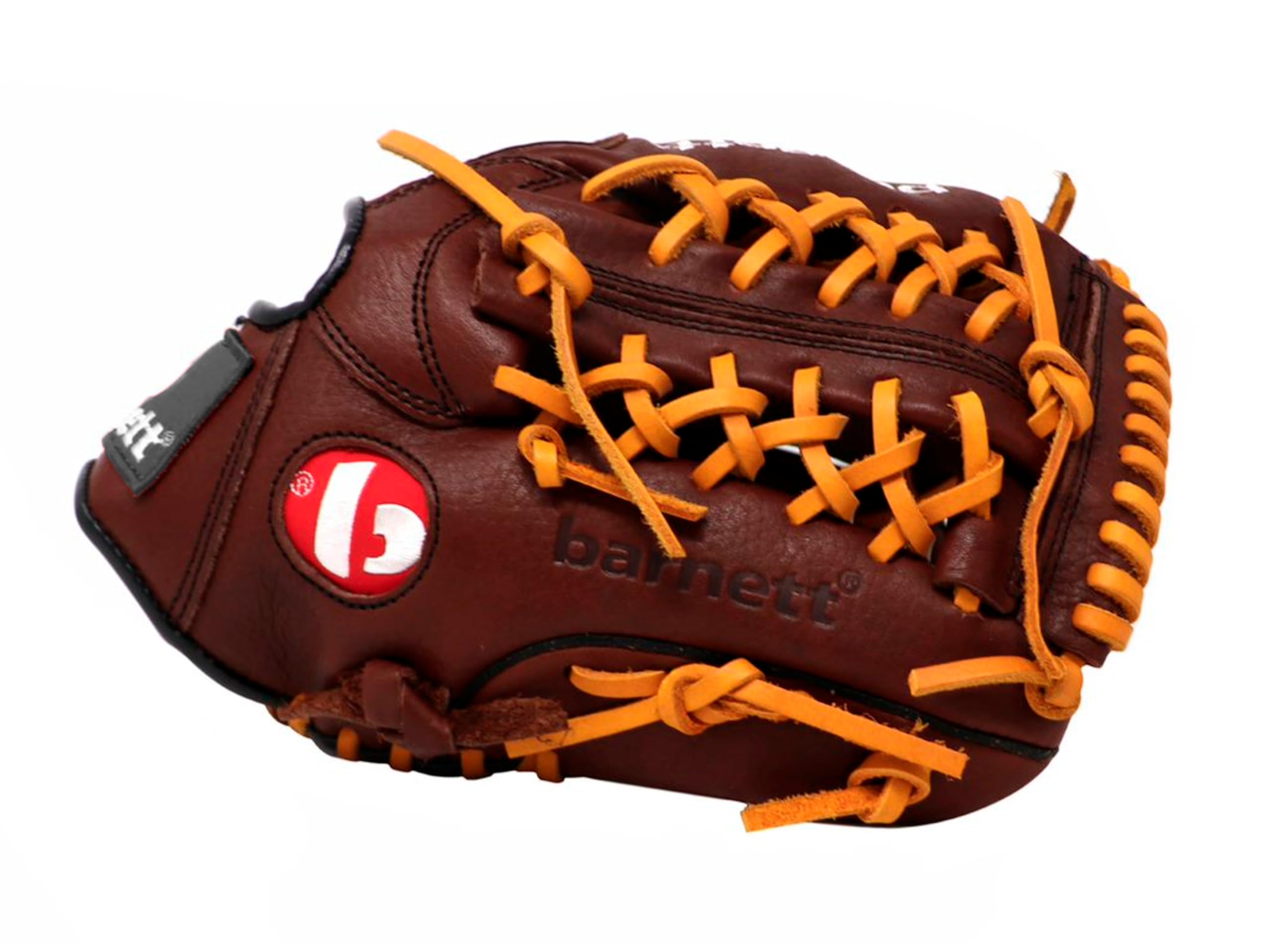 Barnett GL-115 Competition Baseball Glove, Infield,11.5', Brown