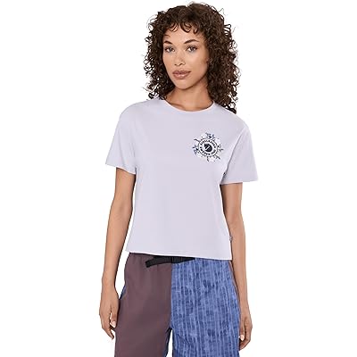 Fjallraven Fjallblomster Logo T-Shirt lavender mist