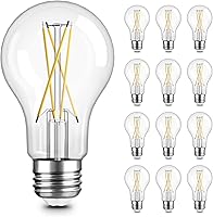 Vista 14 de TJOY 6 Pack A19 Vintage LED Edison Bulbs, Dimmable Light Bulb 50W Equivalent, 5000K Daylight, 5W E26 Standard Base, 470Lumens, CRI80+, Clear Glass