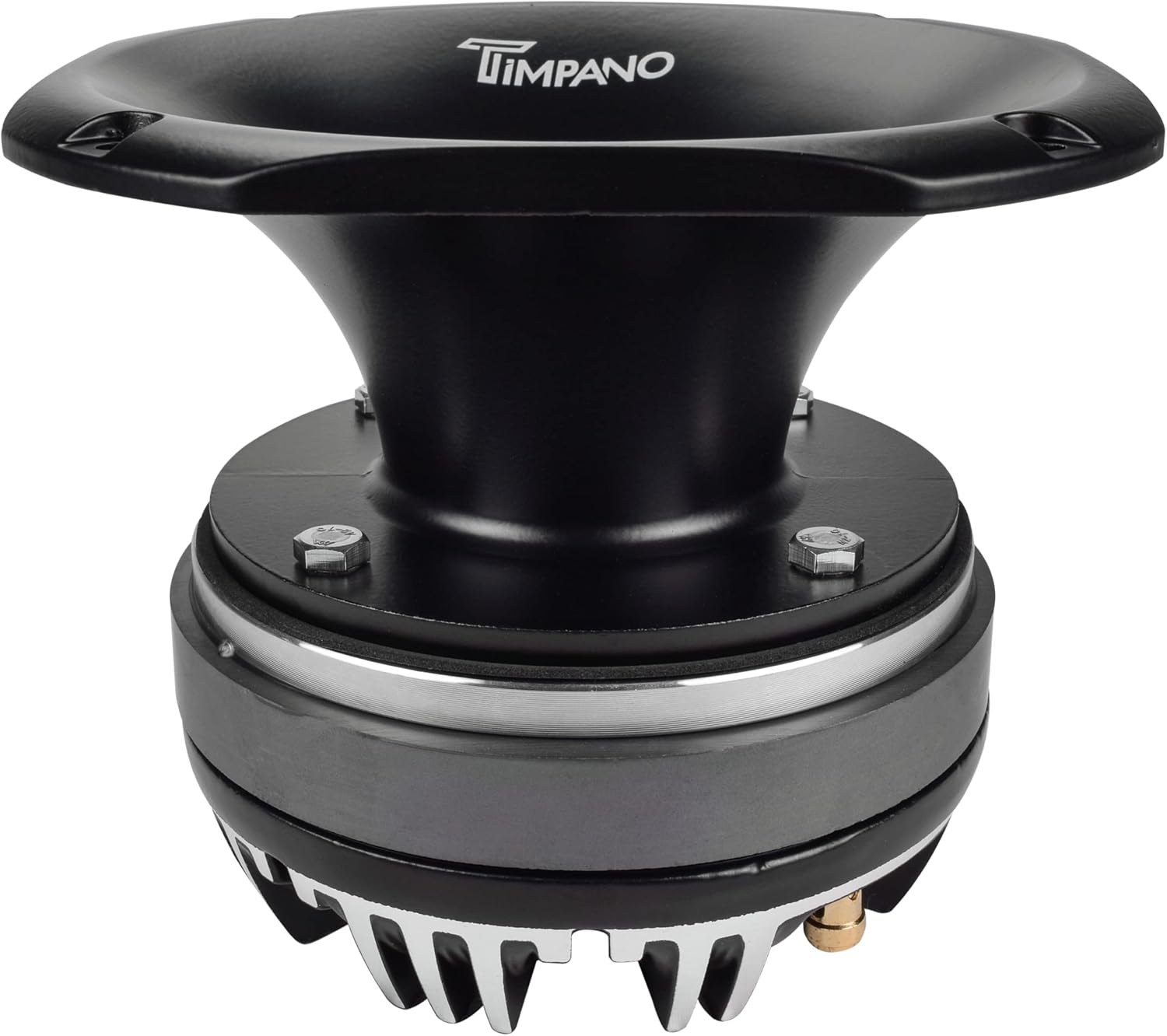 Super Deal Product Timpano TPT-DH2000 2 Exit Compression Driver Horn 200 Watts Continuous Power 8 Ohm 109 dB Slim Profile Aluminum Horn + Ferrite Driver