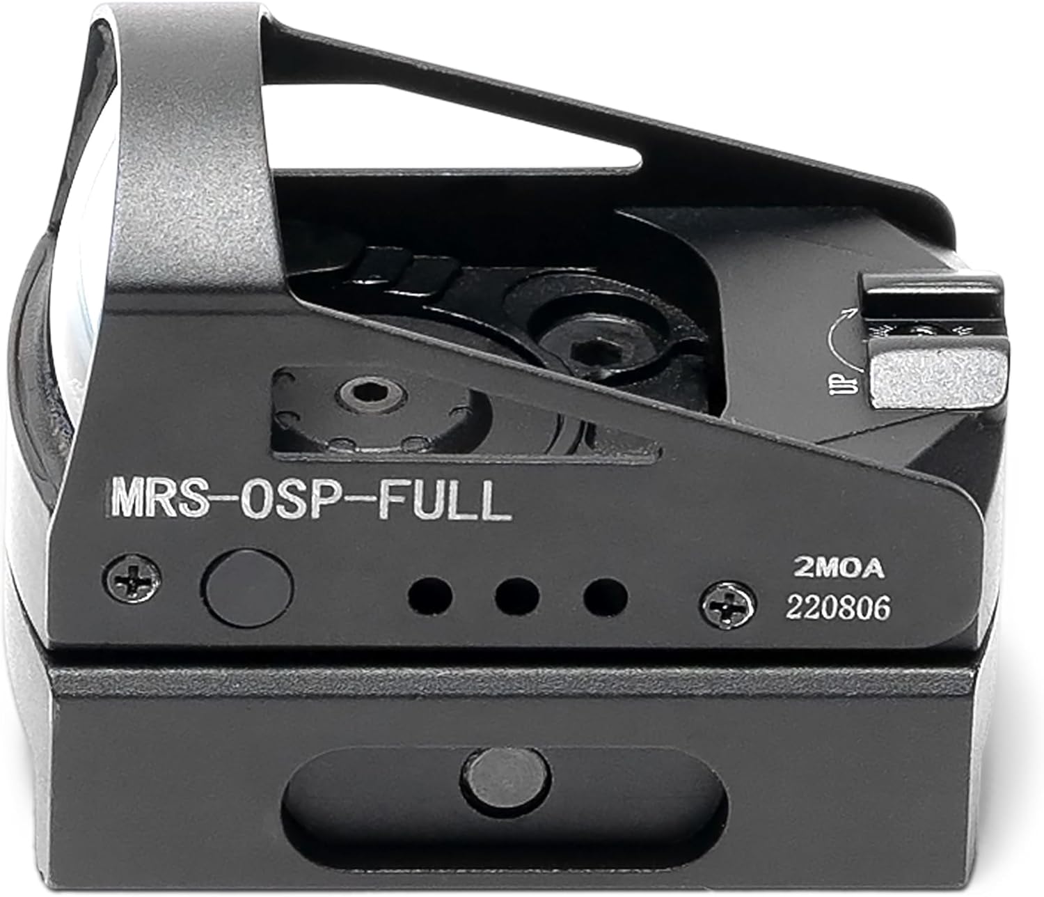 Osprey Global MRS-OSP-Full, MRS Full, Sight Designed to Quickly Attach/Detach from Standard Size Handgun/Rifle Picatinny/Weaver Rail, Vt Base, Black
