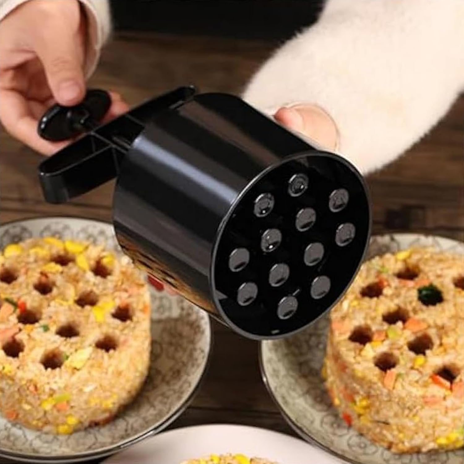 Rice Presser Tool - Compact Cooking Presser Gadget - Rice Press Tool - for Family Friends Enthusiasts Desserts Cake Picnic Gathering Home Indoor